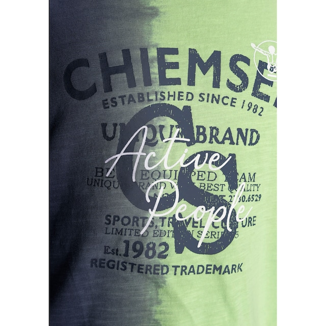 Chiemsee T-Shirt »Farbverlauf«, mit vertikalem Farbverlauf bei