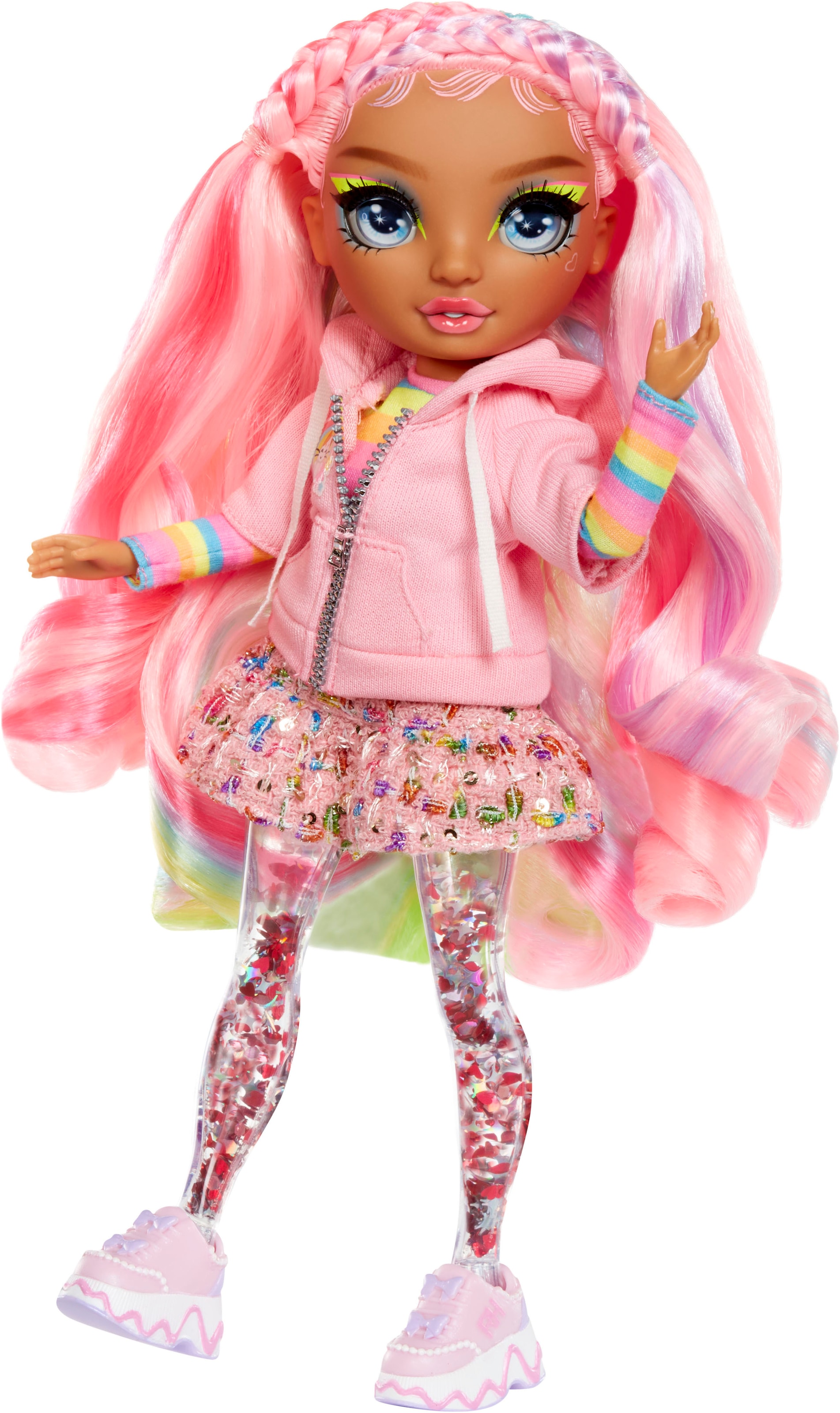 RAINBOW HIGH Anziehpuppe »Rainbow High Sparkle & Shine Fashion Dolls - ROSETTA (Pink)«