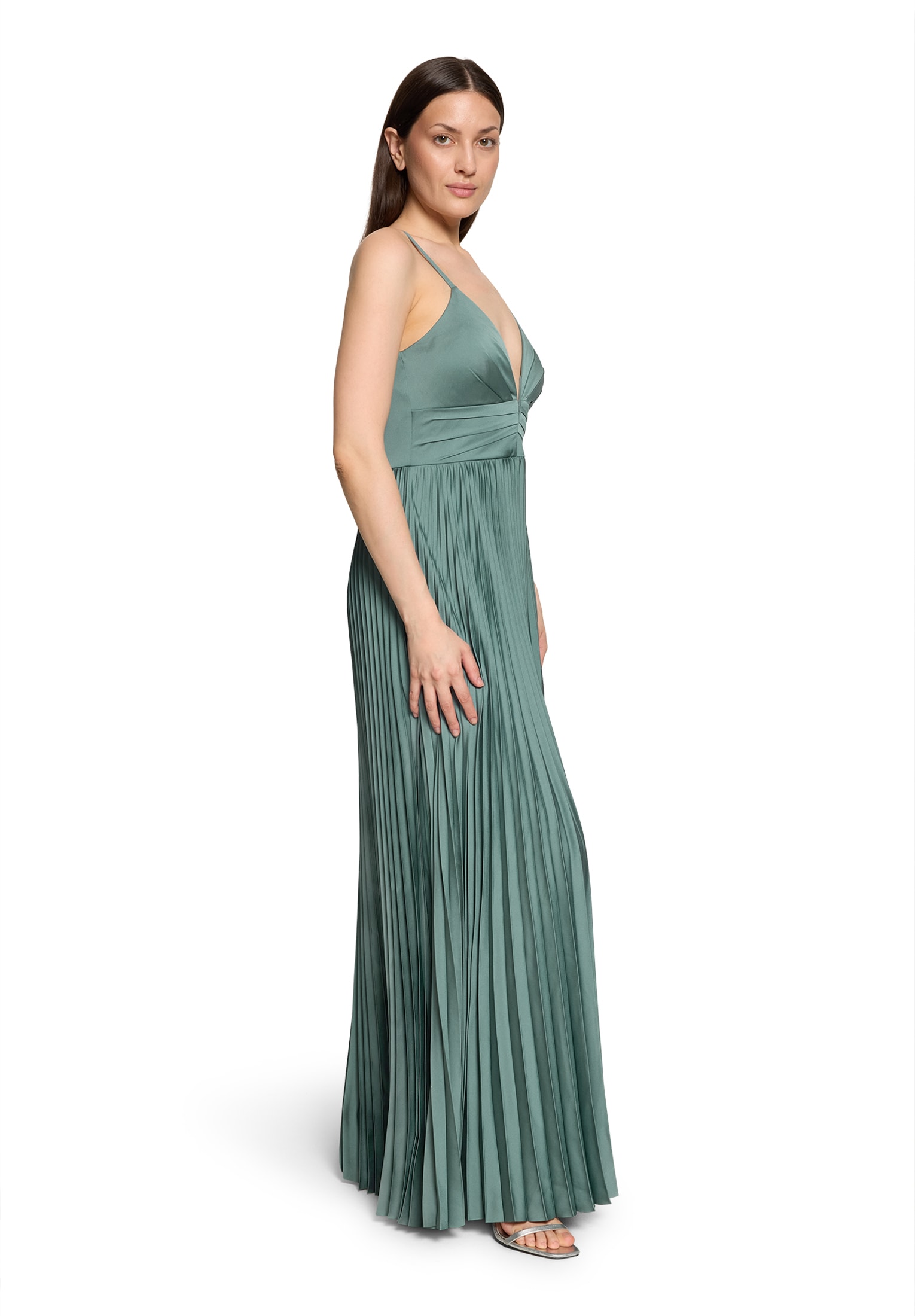 Vera Mont Chiffonkleid »Chiffonkleid mit V-Ausschnitt«