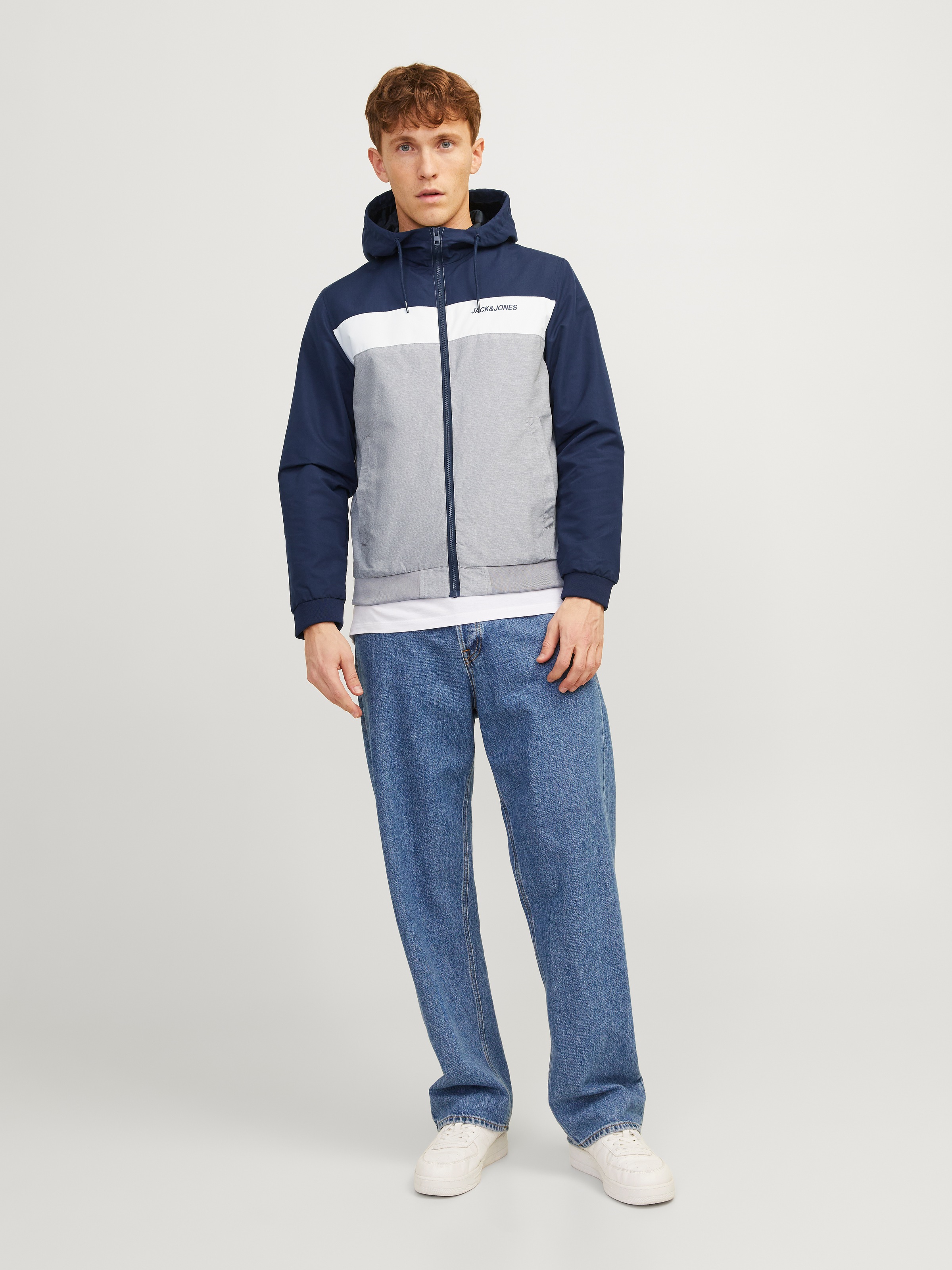 Jack & Jones Blouson »JJERUSH mit Kapuze« mit Kapuze Kunstfaser, regular fit
