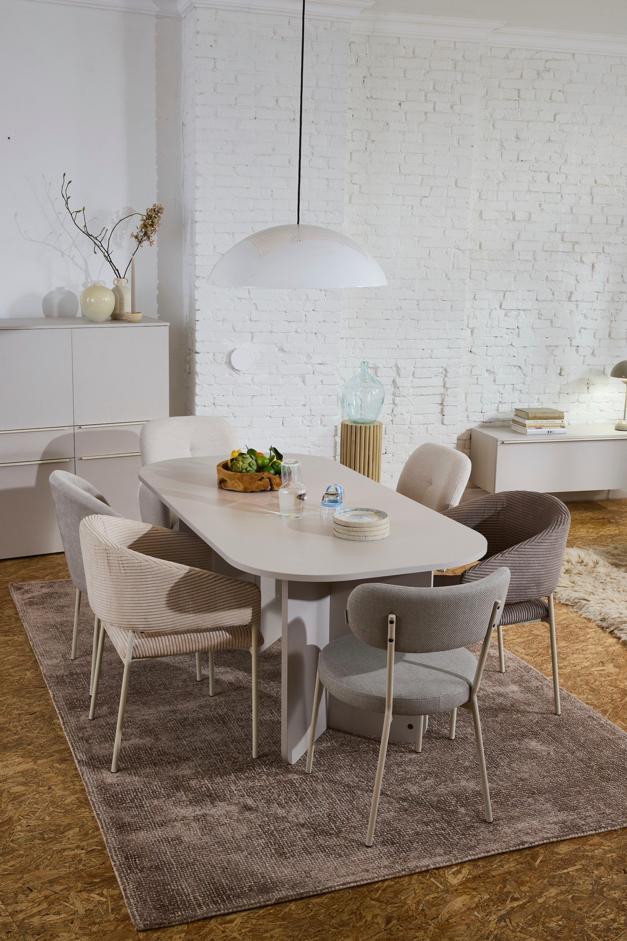 TOM TAILOR HOME Esstisch »ROUNDES TABLE«, mit gerundeten Ecken. Fest 180 cm oder ausziehbar auf 260 cm