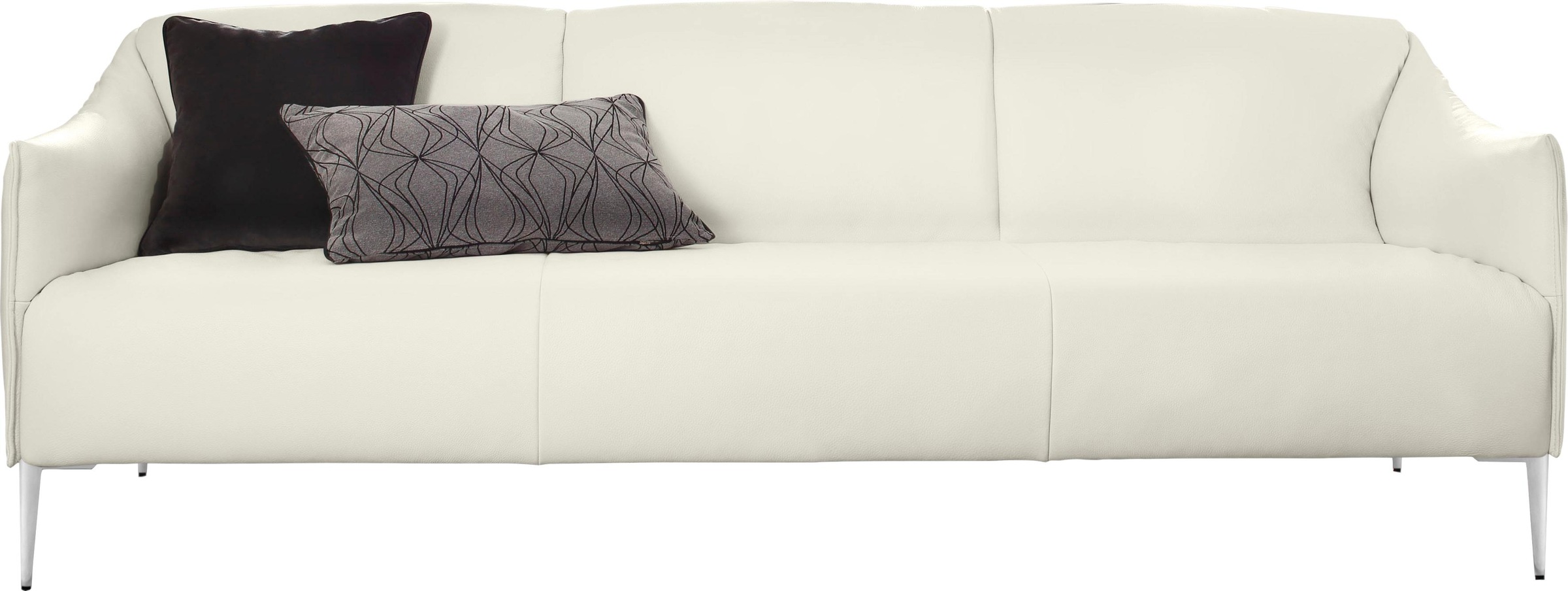 W.SCHILLIG 3-Sitzer »sally«, mit Metallfüßen in Chrom glänzend, Breite 224 cm