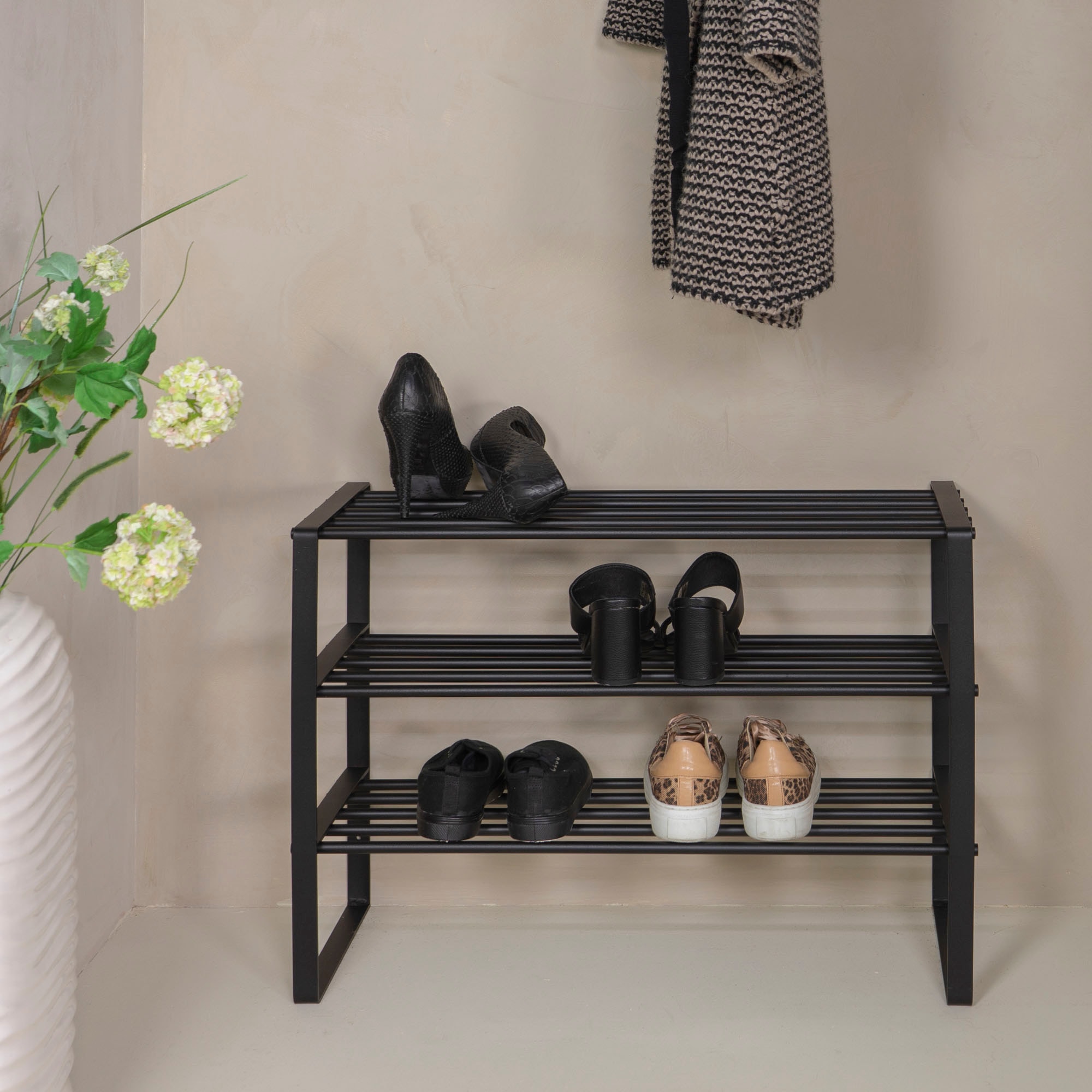 Spinder Design Schuhregal »REX SR 2 - 100 cm« 1 Stk. tlg. Regal aus Stahl, wahlweise Breite 70 cm oder 100 cm