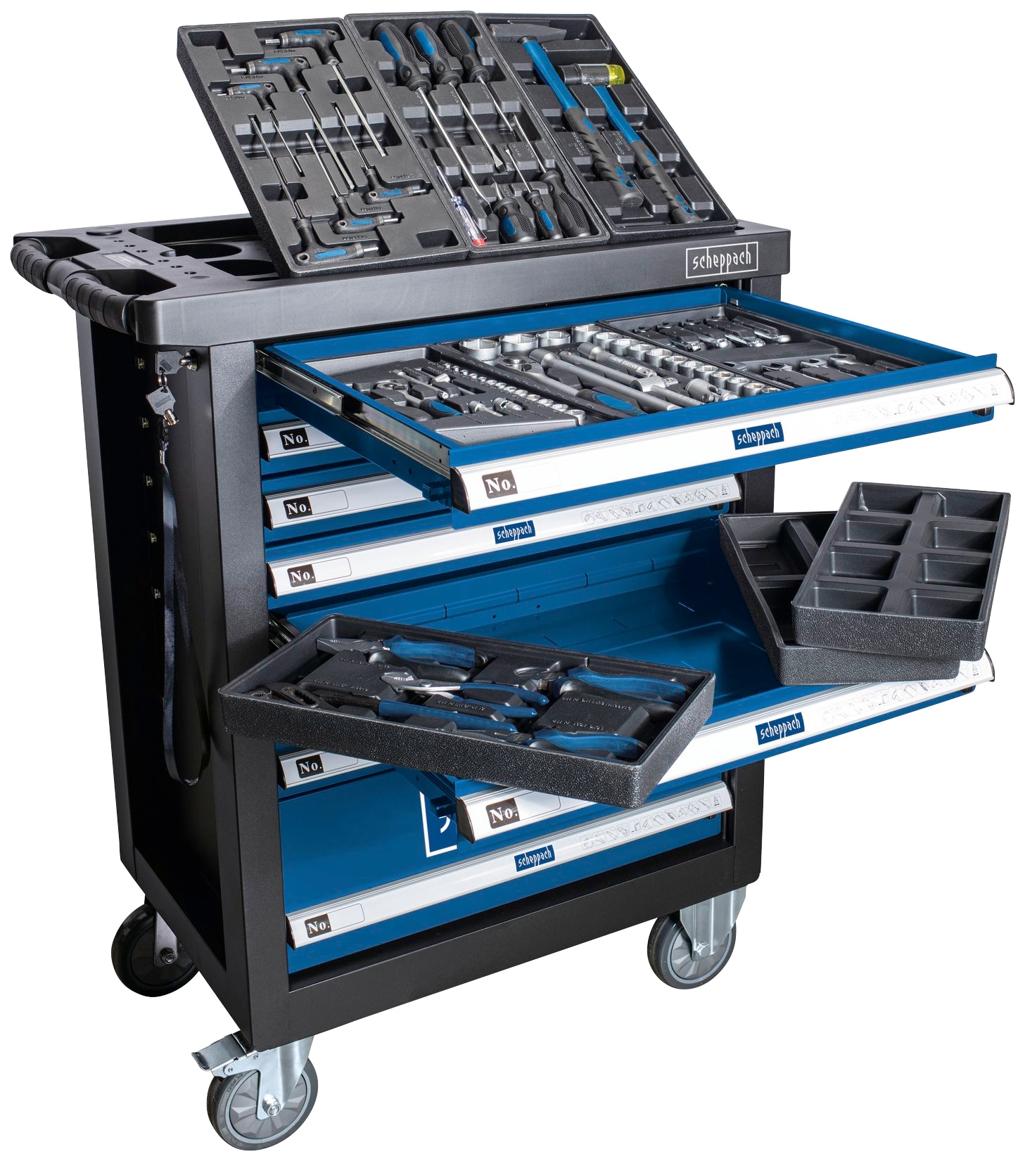 Scheppach Werkstattwagen »TW1100« Set,  BxTxH: 47x77,5x97,5 cm