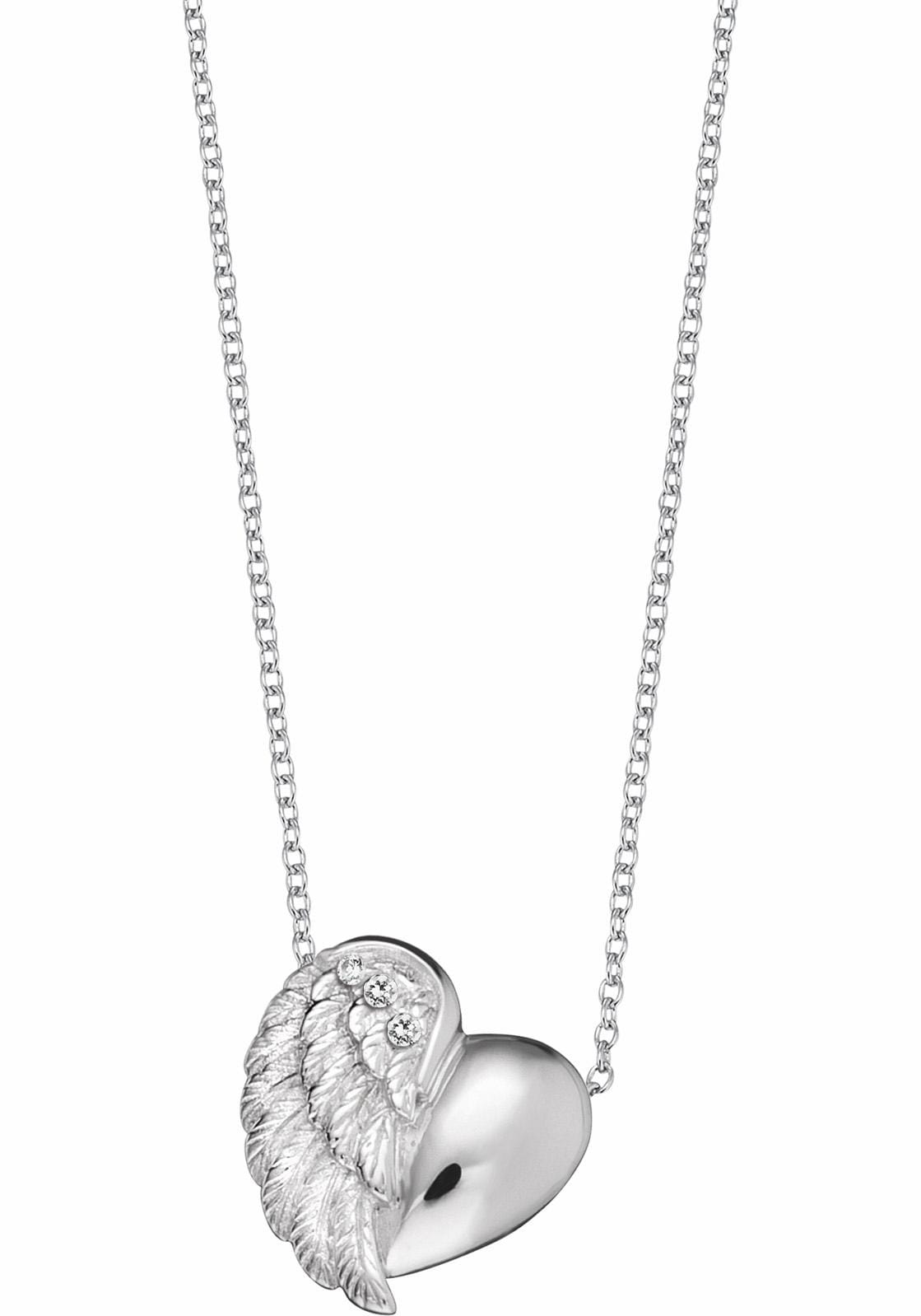 Kette mit Anhänger »Little magic, KETTE HERZFLÜGEL SILBER, ERN-LILHEARTWING-S«, mit...