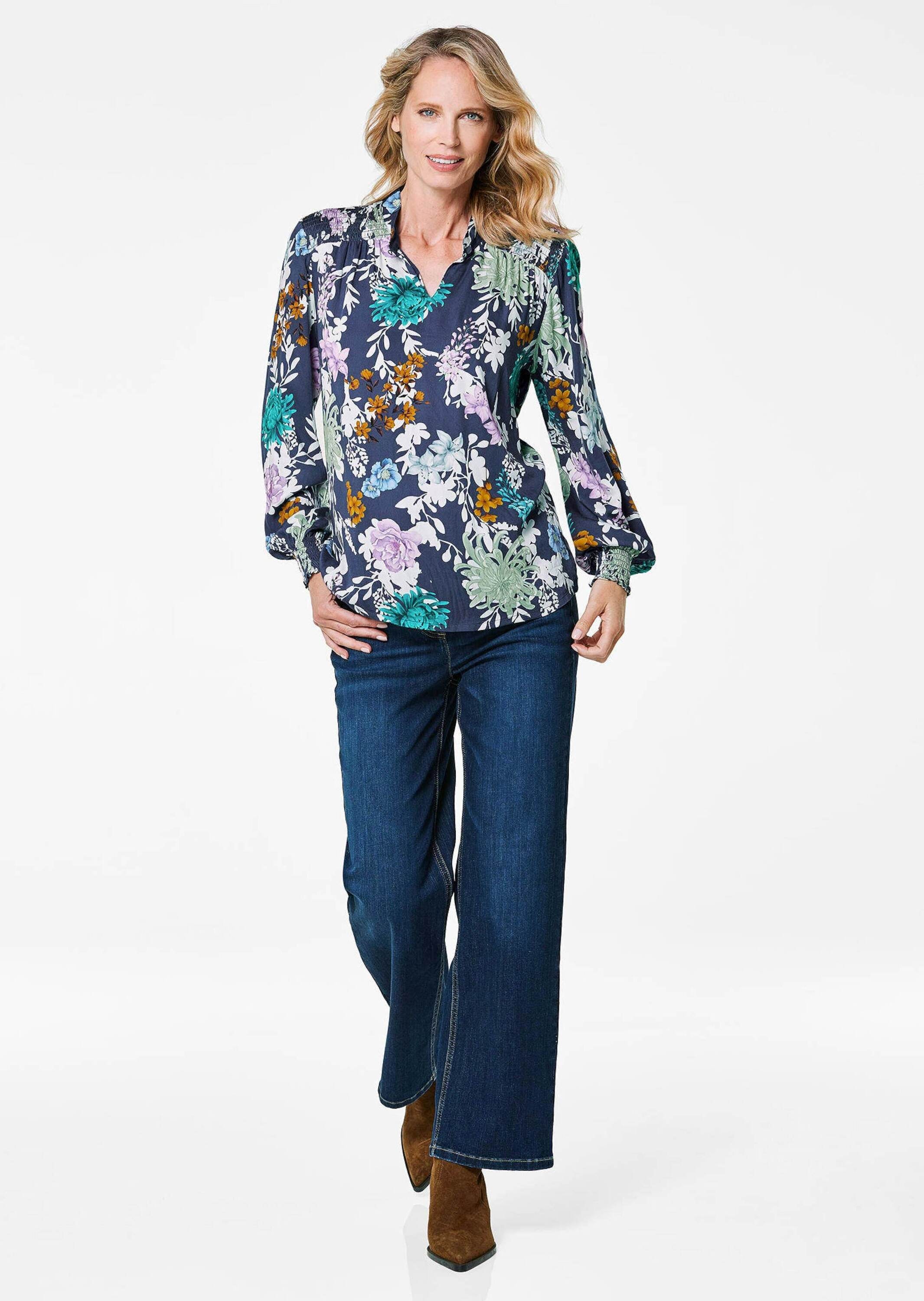 GOLDNER Schlupfbluse »Kurzgröße Bluse«