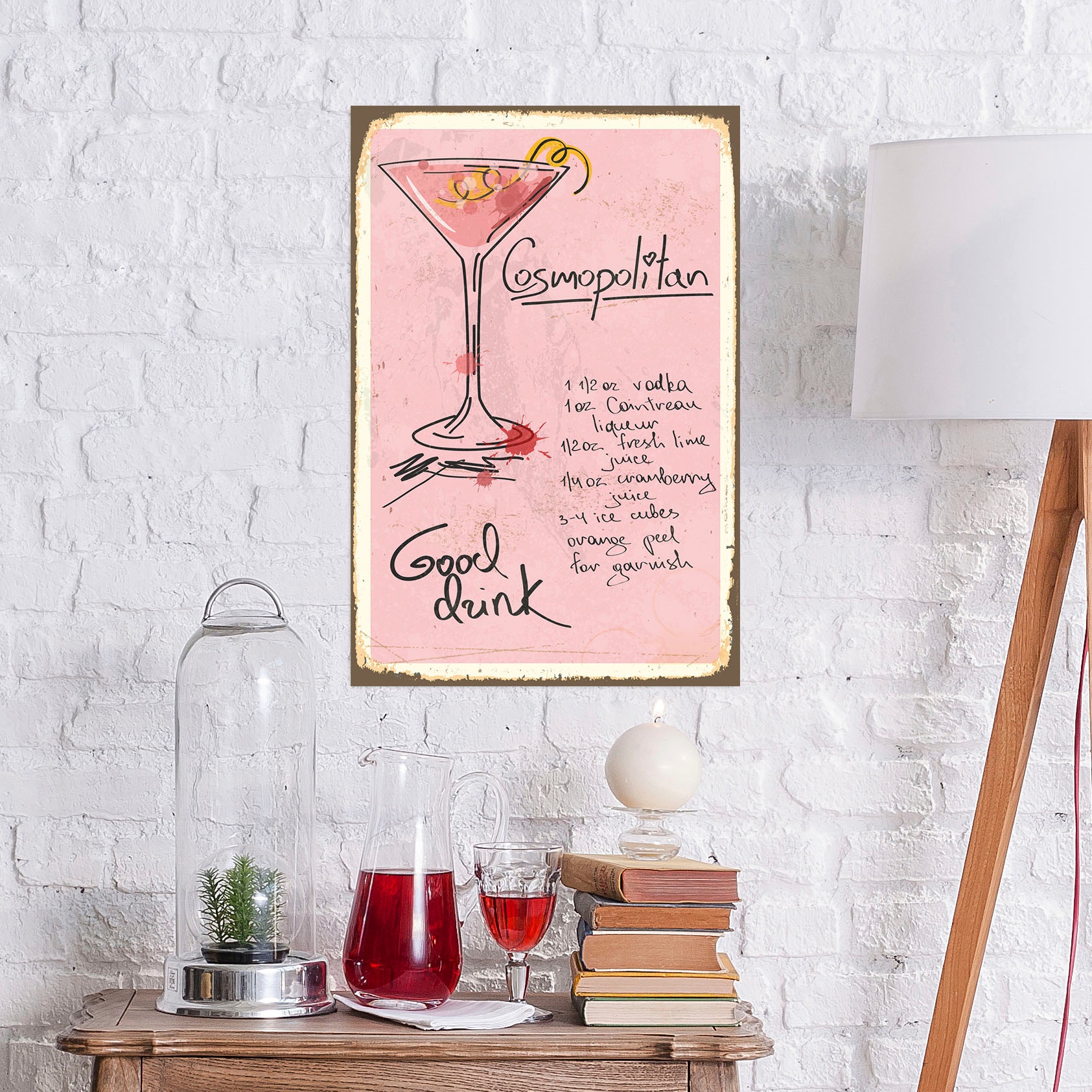 queence Metallbild »Cosmopolitan«, (1 St.), Stahlschilder kaufen