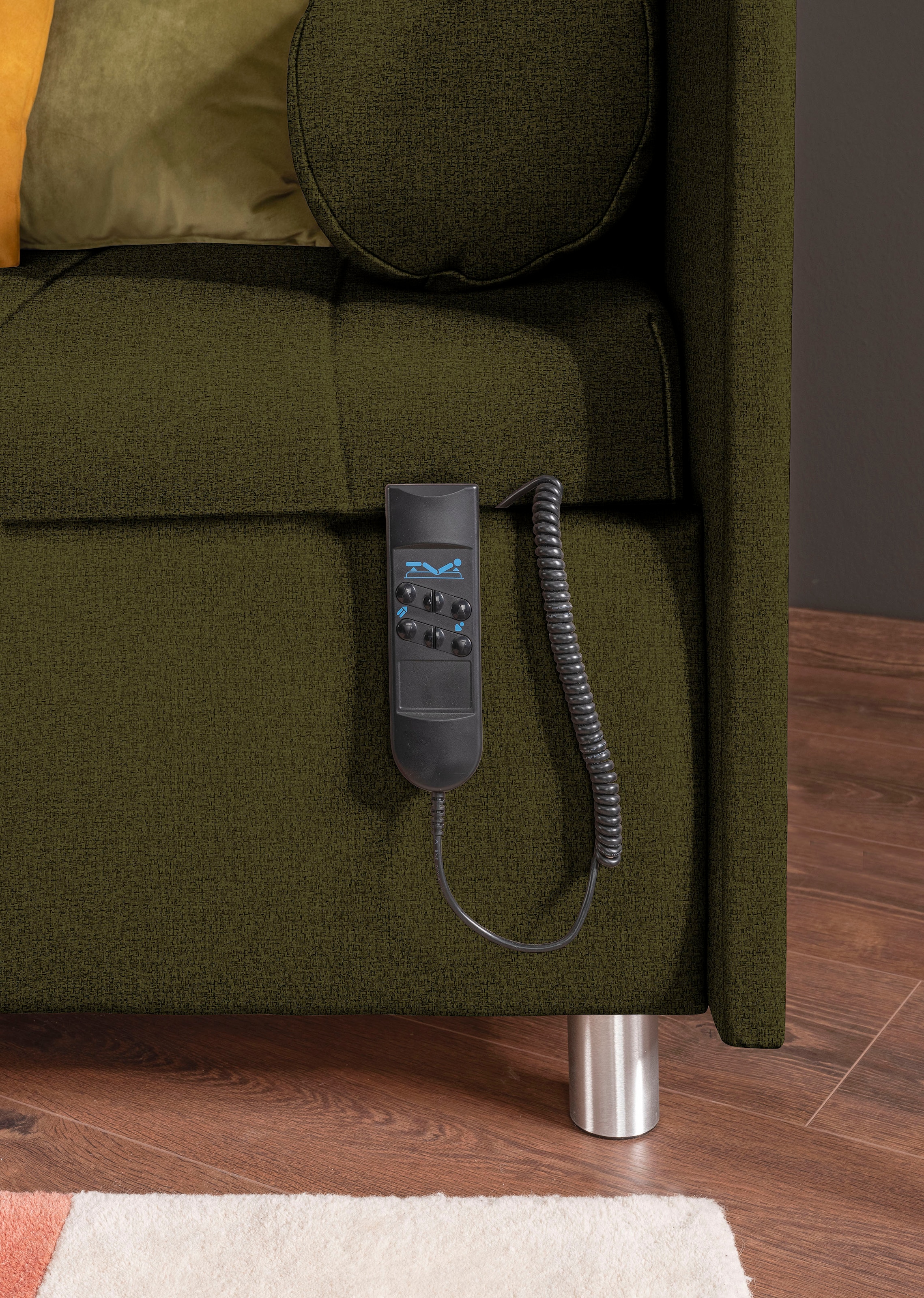 alina Schlafsofa »Kiana«, Liegefläche 90/200 cm oder 100/200 cm, Bettkasten, Zierkissen-Set