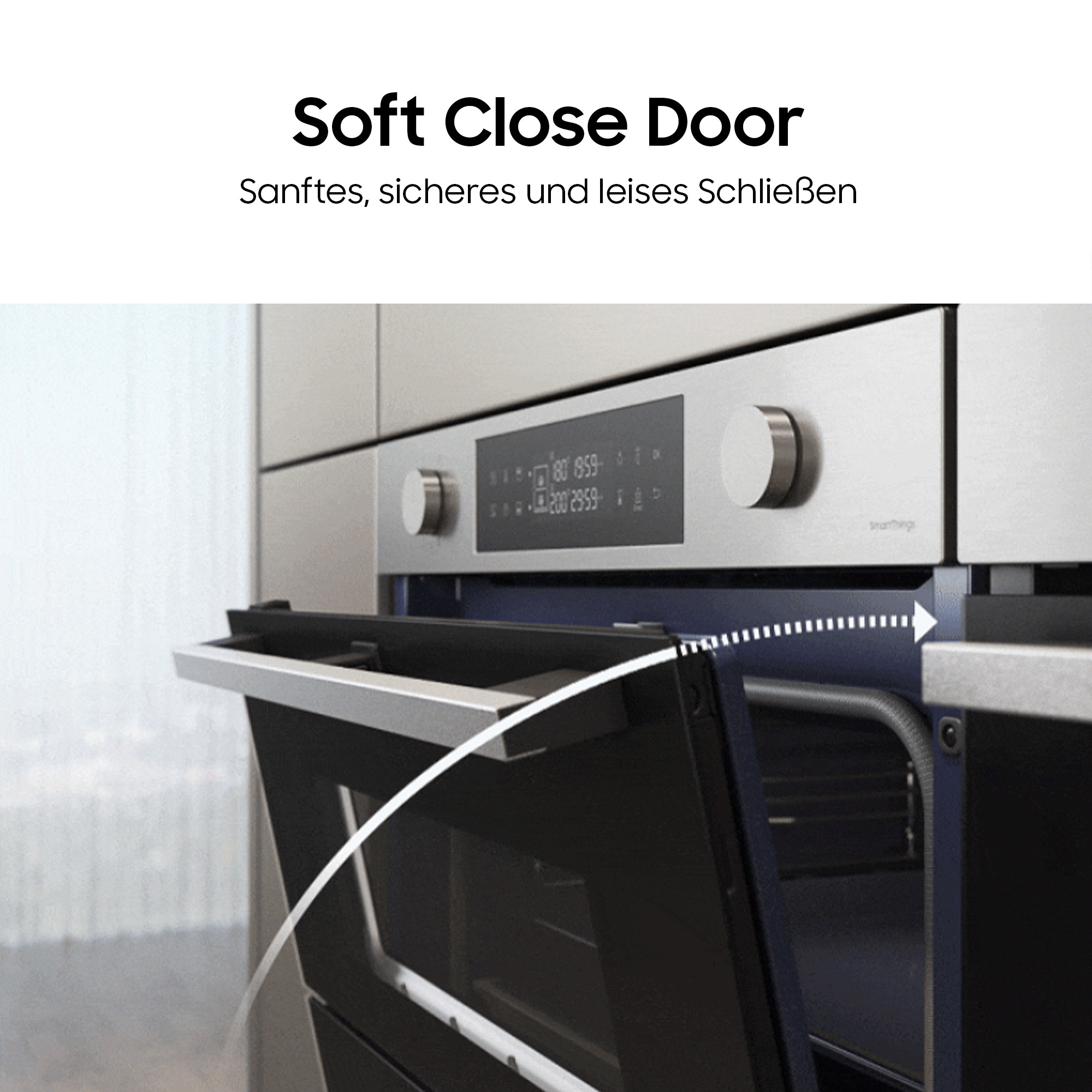 Samsung Elektro-Herd-Set »F-NB69R3301RS« mit 1-fach-Teleskopauszug Herd-Set mit SCHOTT CERAN® Kochfläche  & bequemen Teleskopvollauszug