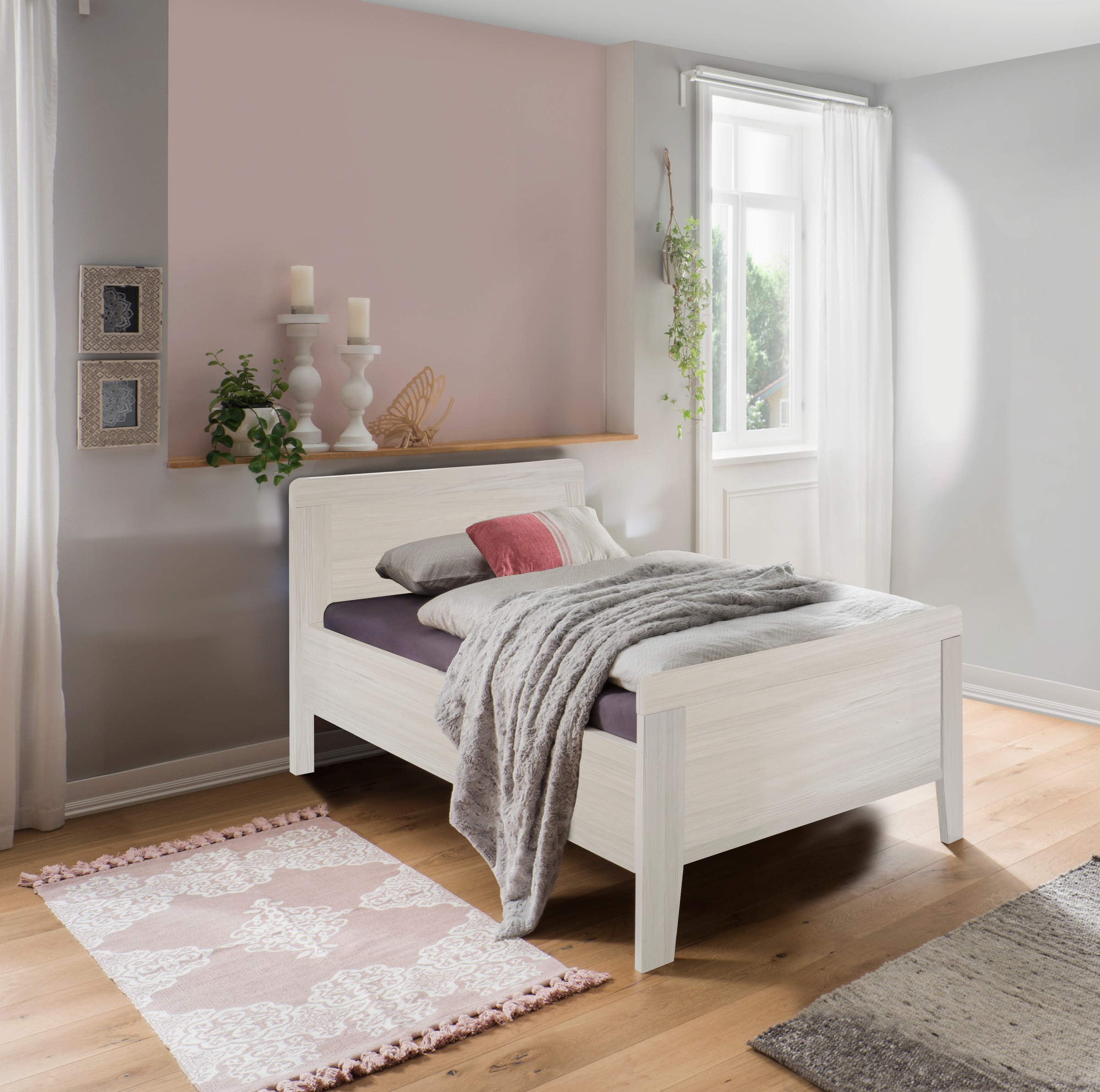 WIEMANN Holzbett »Bern« 4-fach Liegehöhenverstellung