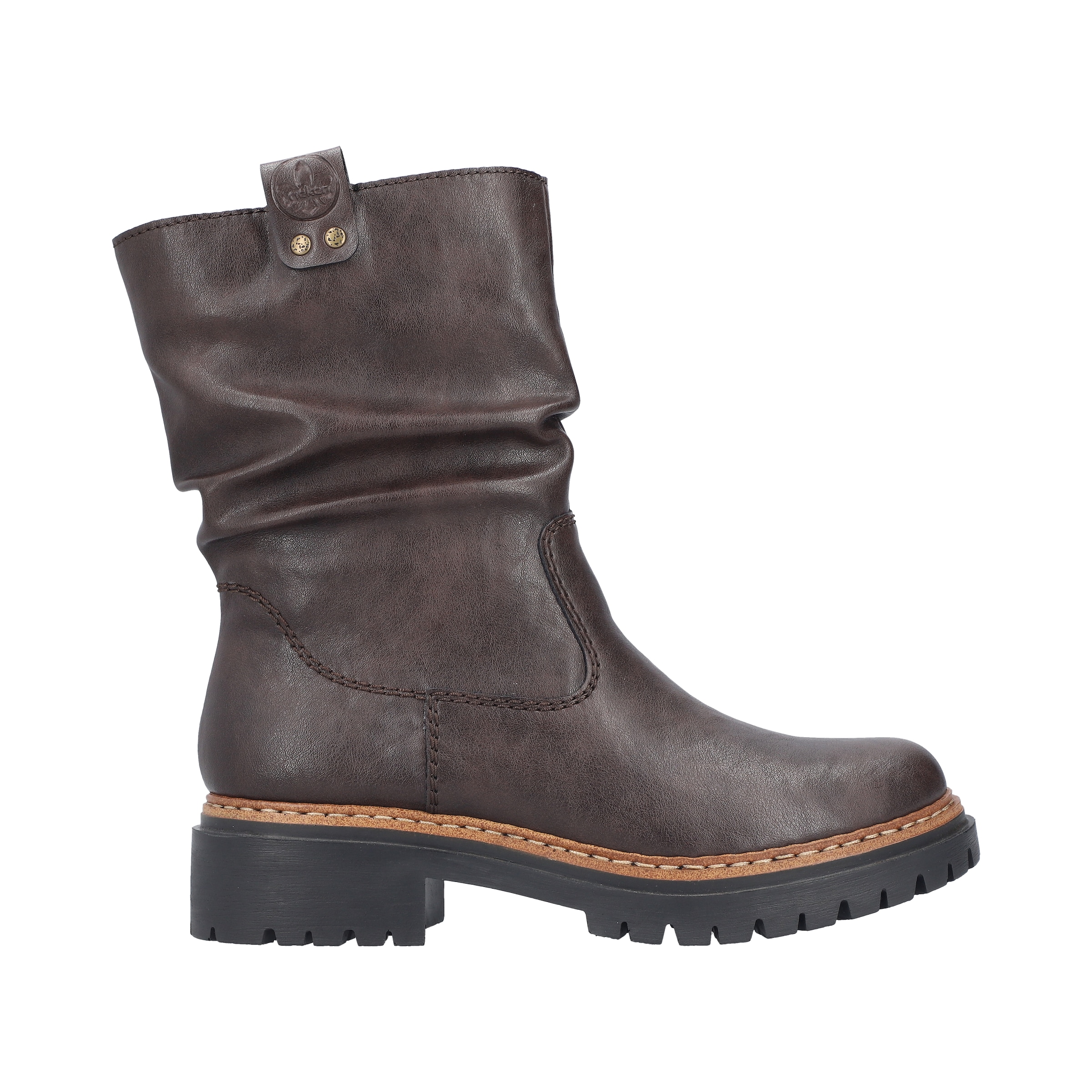 Rieker Winterstiefelette  Boots mit Innenreißverschluss und Profilsohle