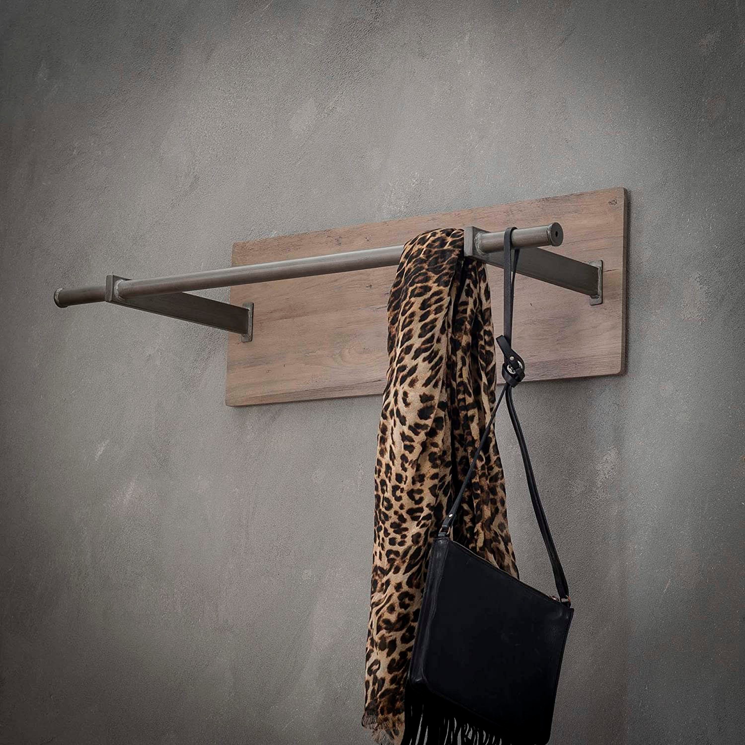 SalesFever Wandgarderobe, Dekor in Eiche-Optik