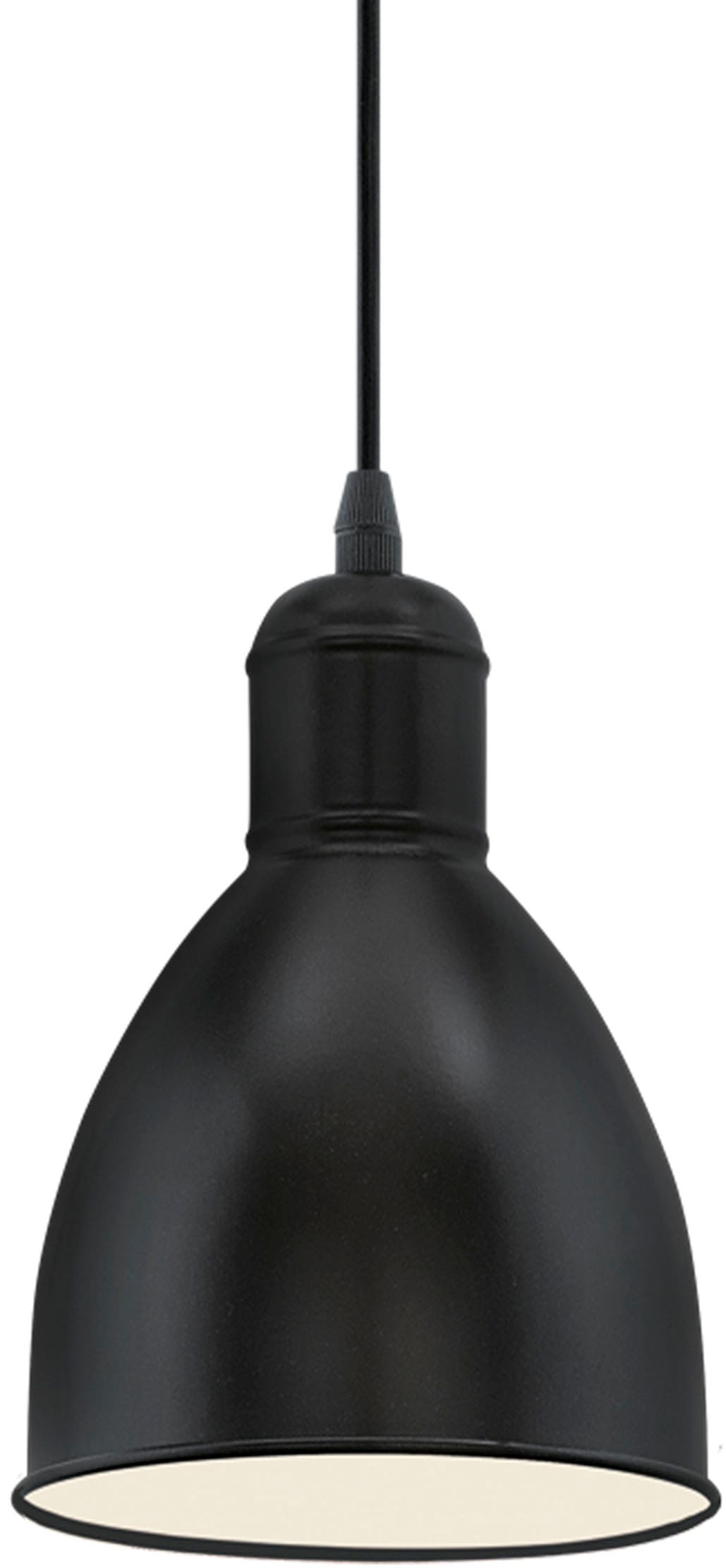 EGLO Pendelleuchte »PRIDDY«, 1 flammig-flammig, schwarz, weiß / Ø15,5 x  H110 cm / exkl. 1 x E27 (max. 40W) online kaufen | mit 3 Jahren XXL  Garantie