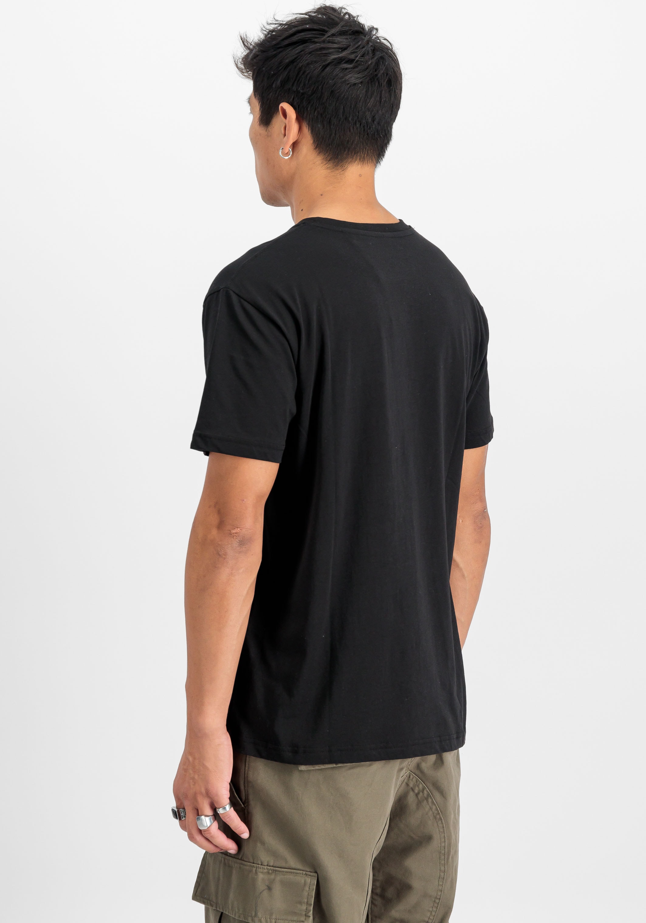 Alpha Industries Rundhalsshirt »Basic T Small Logo 2 Pack« Set, 2 Stk.