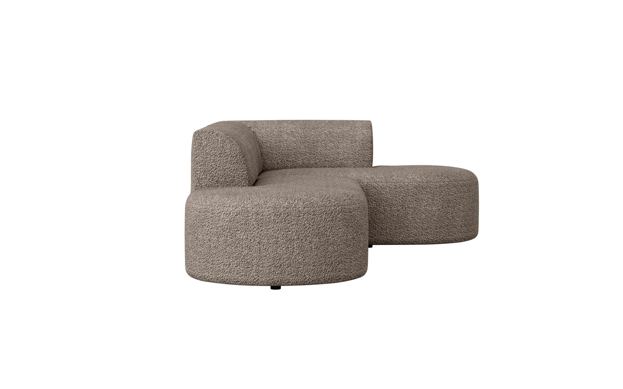 andas Ecksofa »Ecksofa Tvinne mit Ottomane links oder rechts bestellbar«, L-Form, mit Wellenunterfederung, BxTxH 260x170x73 cm