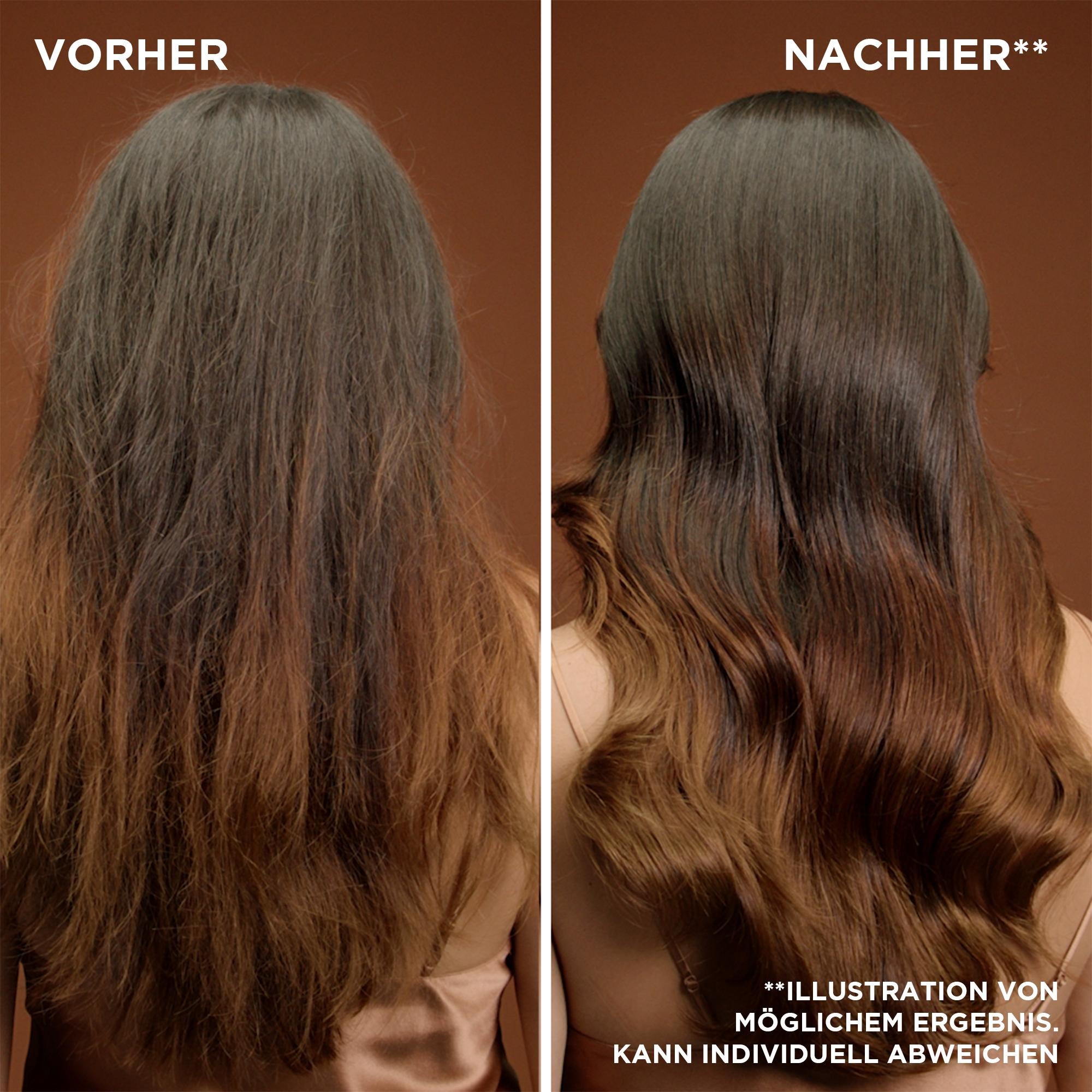 GARNIER Haarkur »WAHRE SCHÄTZE 1-MINUTE HAARKUR ARGAN & CAMELIS-ÖL« für trockenes, glanzloses Haar, mit Arganöl und Camelianöl