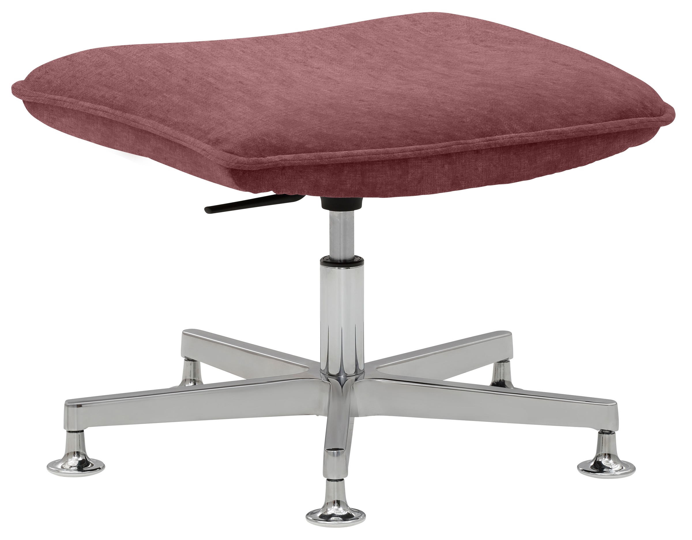 Mayer Sitzmöbel, Fußhocker »myCOSYWORXX Hocker 2427« 1 Stk. tlg. besonders bequem gepolstert, Beere, 64%, 36% Polyester, B/H/T: 57 cm x 42 cm x 54 cm,