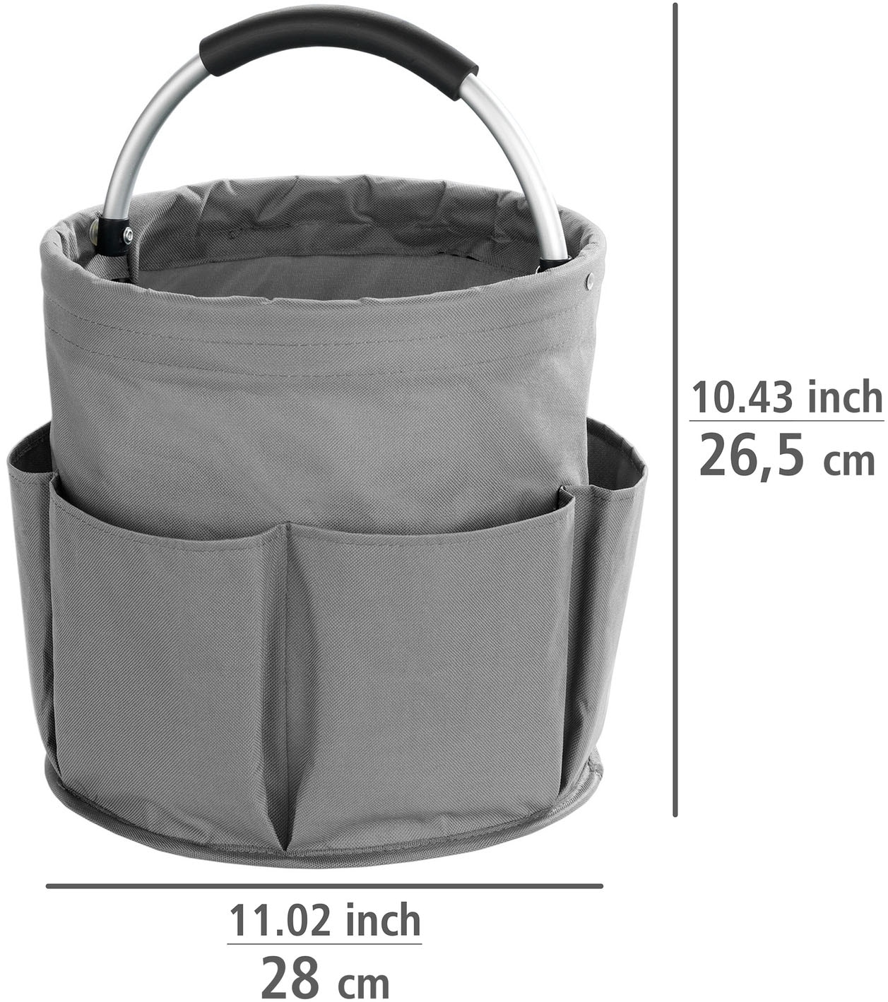 WENKO Organizer »Universal-Reinigungs-Caddy« Allzweckkorb mit 6 Außentaschen, ideal für Haushalt, Garten & Camping