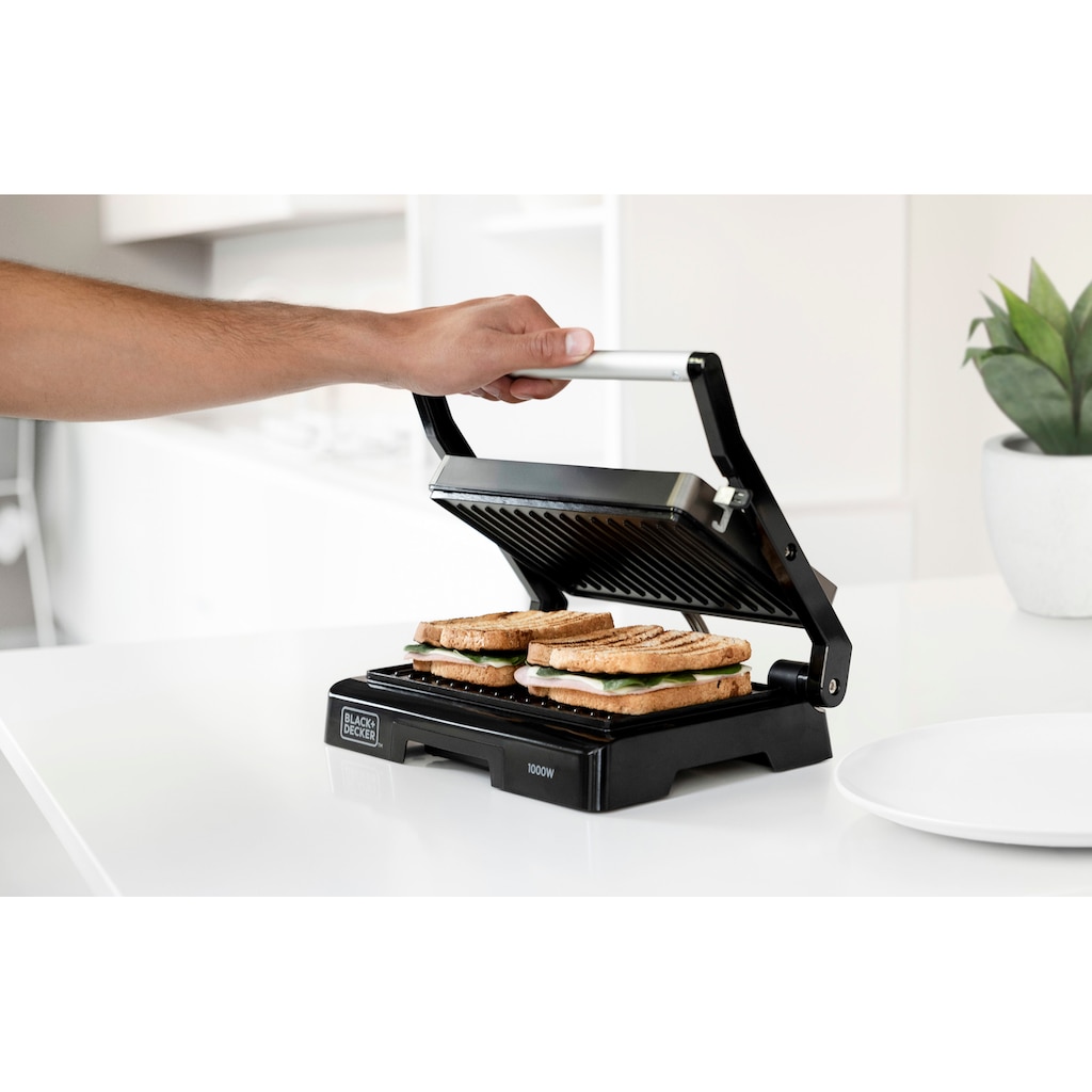 Black + Decker Kontaktgrill »BXGR1000«, 1000 W