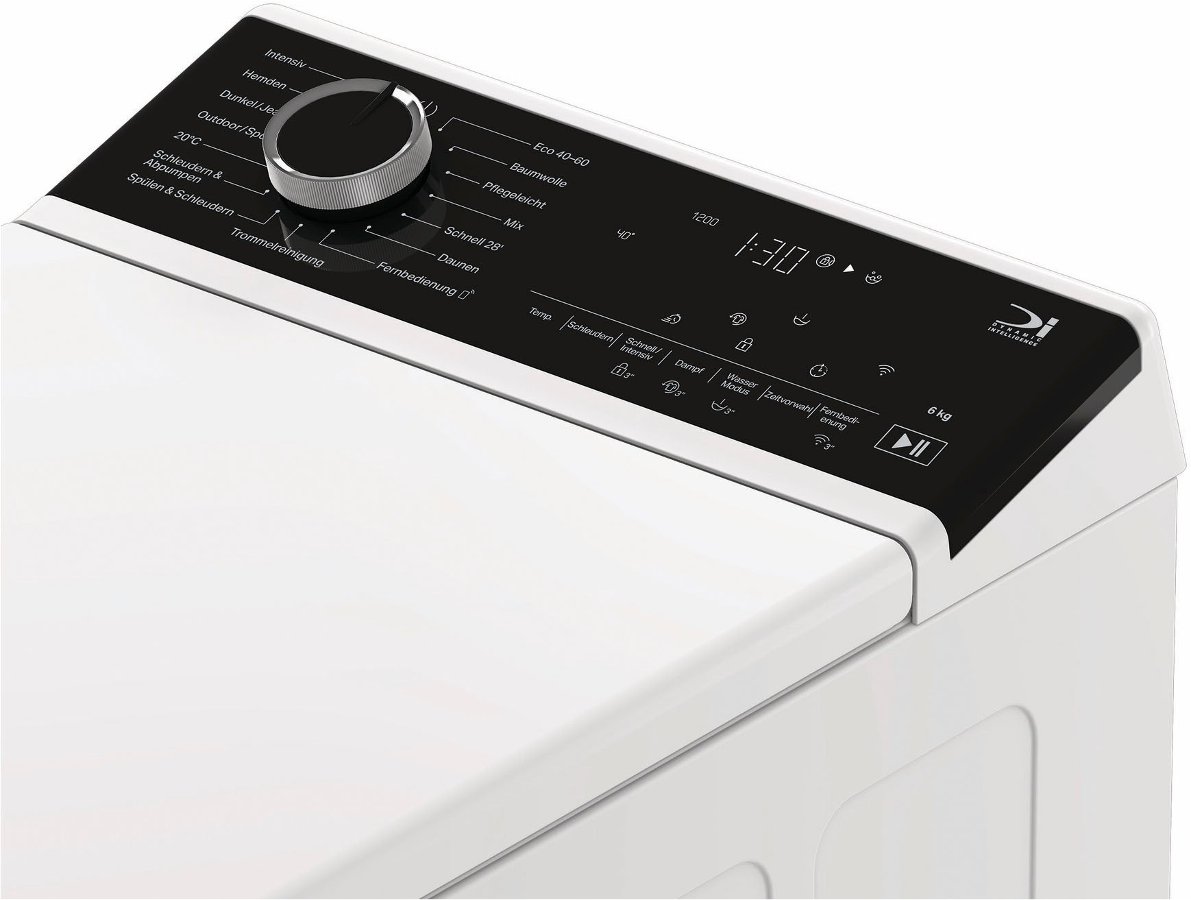 BAUKNECHT Waschmaschine Toplader »TBK 61A BW« 6 kg 1200 U/min HomeWhiz – smarte Vernetzung für mehr Komfort