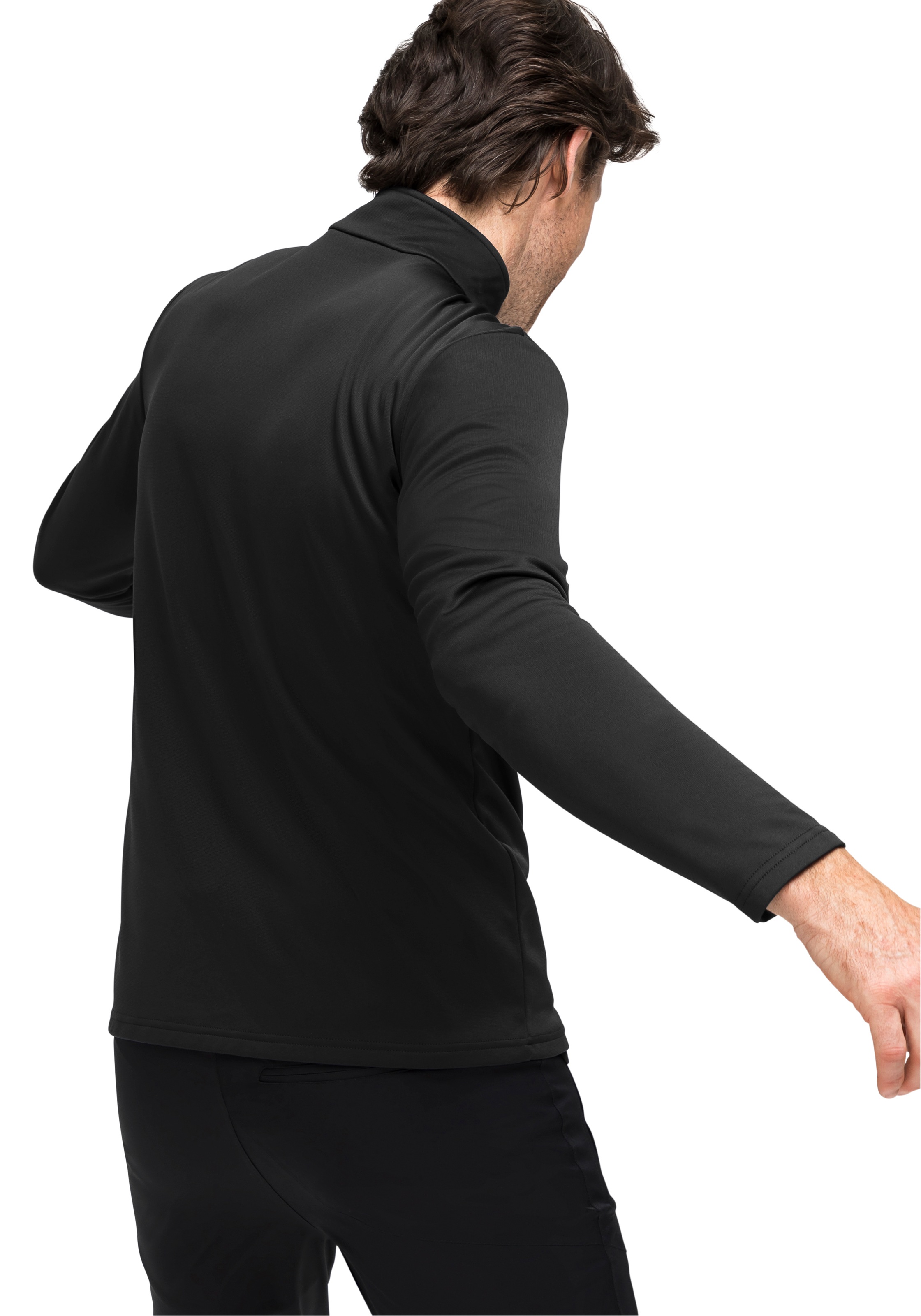 Maier Sports Fleecepullover »Felix«, Herren Fleece, funktioneller Midlayer, Half-Zip, Regular Fit

