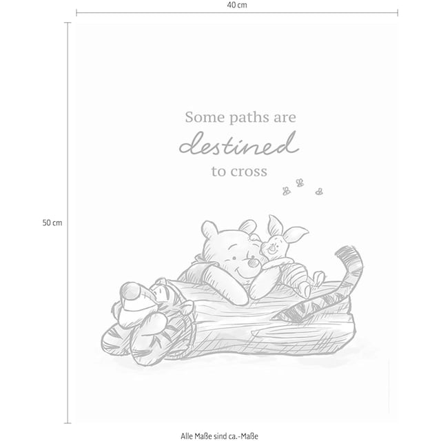 Komar Poster »Winnie Pooh Path«, Disney, Kinderzimmer, Schlafzimmer,  Wohnzimmer online kaufen | mit 3 Jahren XXL Garantie