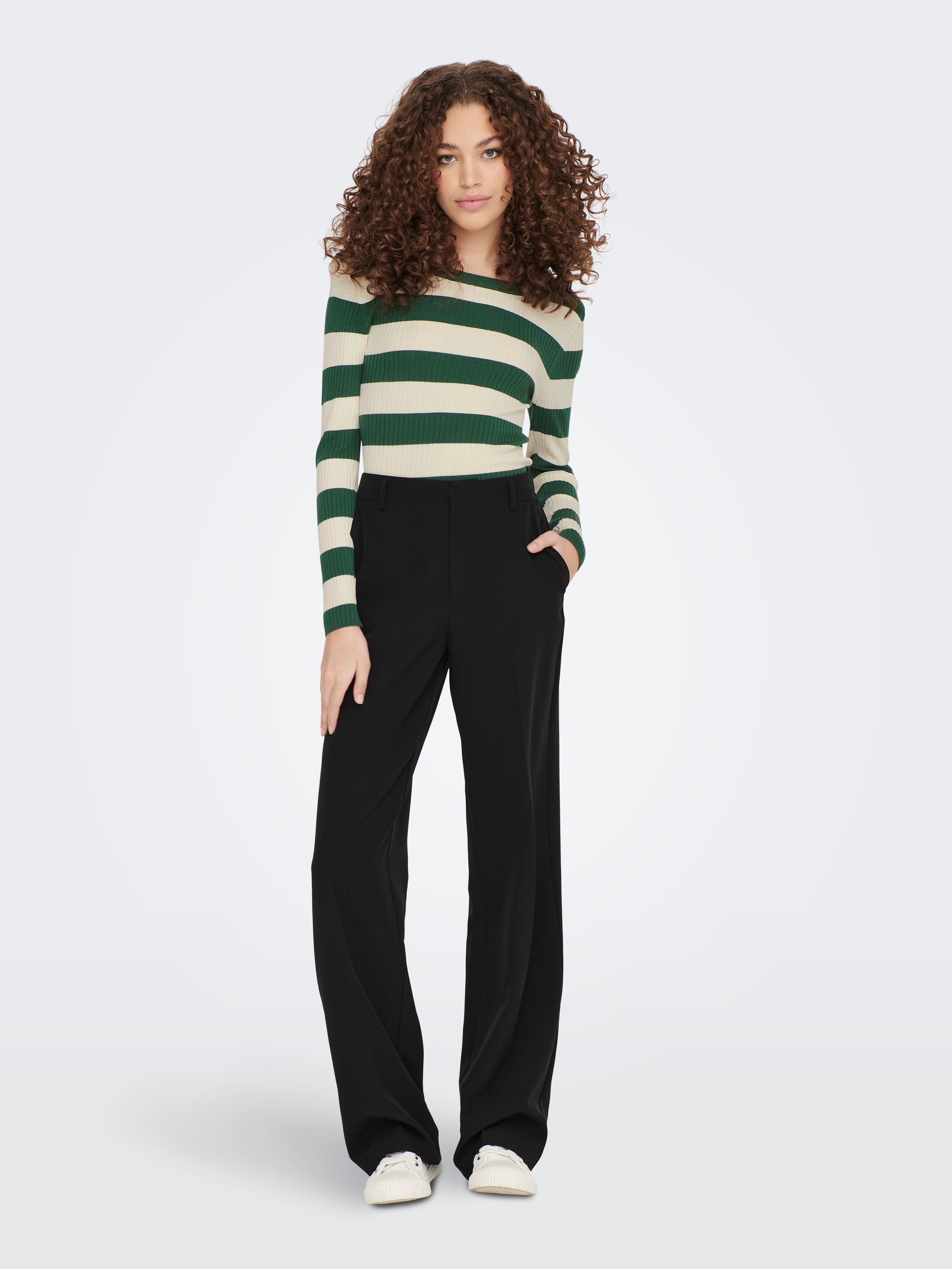 JDY Rundhalspullover »JDYPLUM L/S O-NECK PULLOVER KNT NOOS«