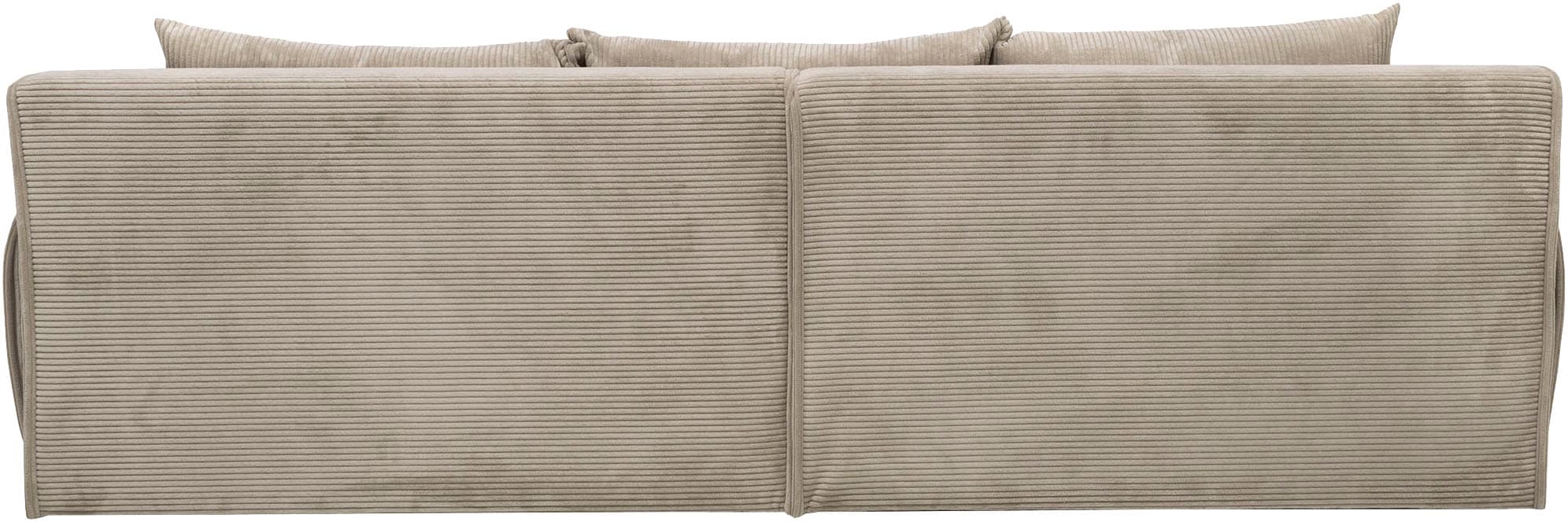 Home affaire Big-Sofa »Katja«, Breite 275 cm, Cord-Bezug