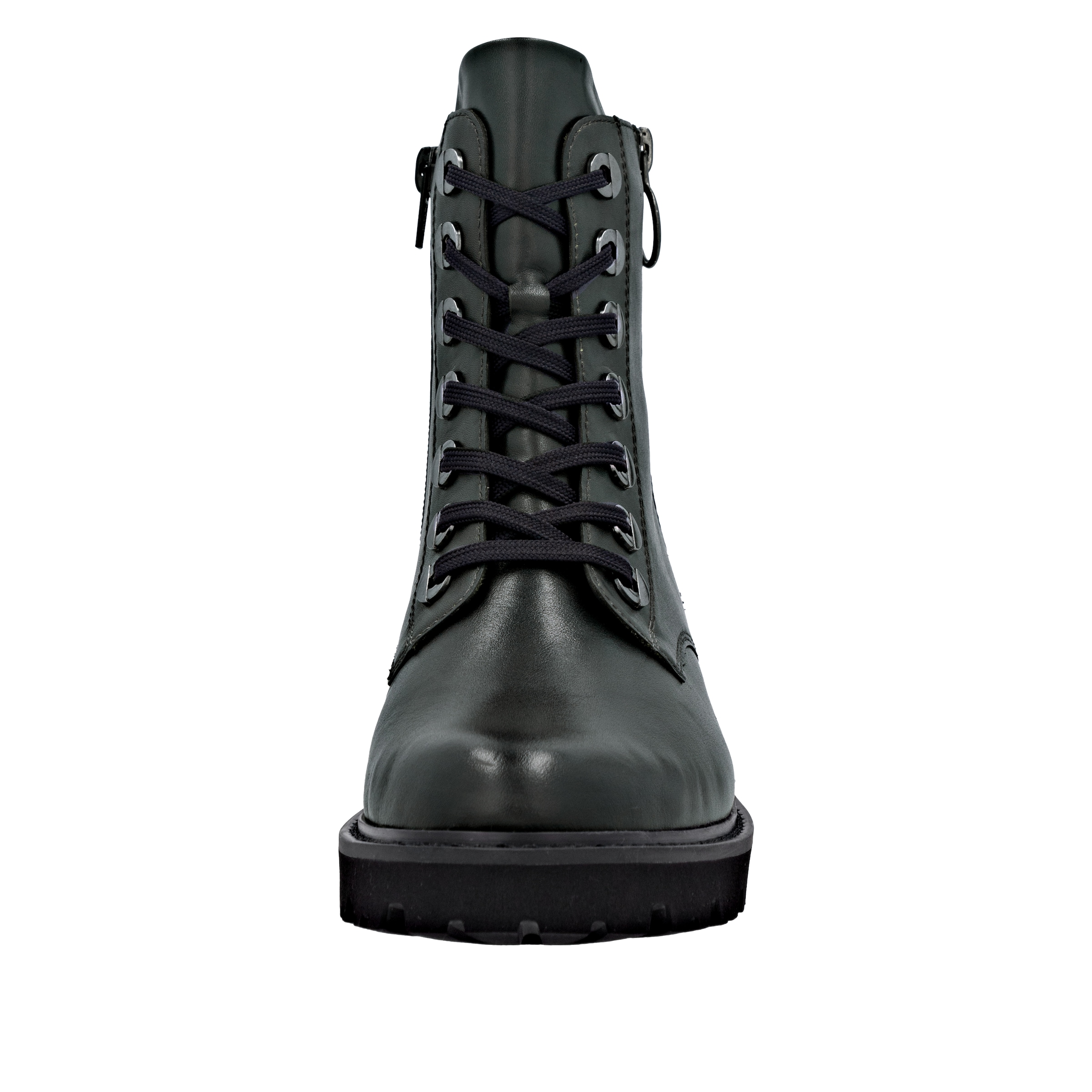 Remonte Schnürstiefelette, Blockabsatz, Stiefelette, Schnürboots, Flats im Used Look