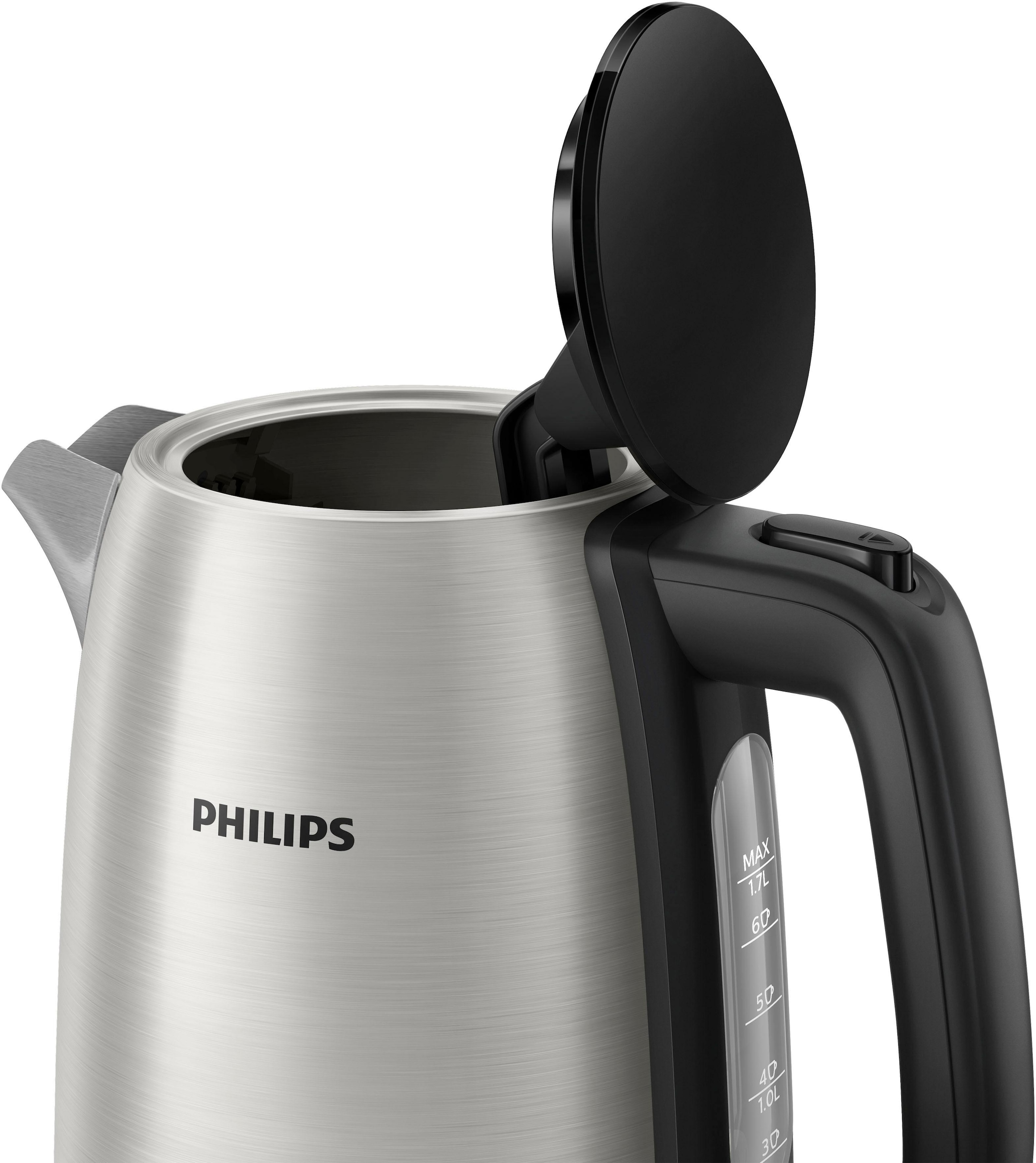 Philips Wasserkocher »HD9350/90 Daily Collection«, 1,7 l, 2200 W, Trockengehschutz, Silber