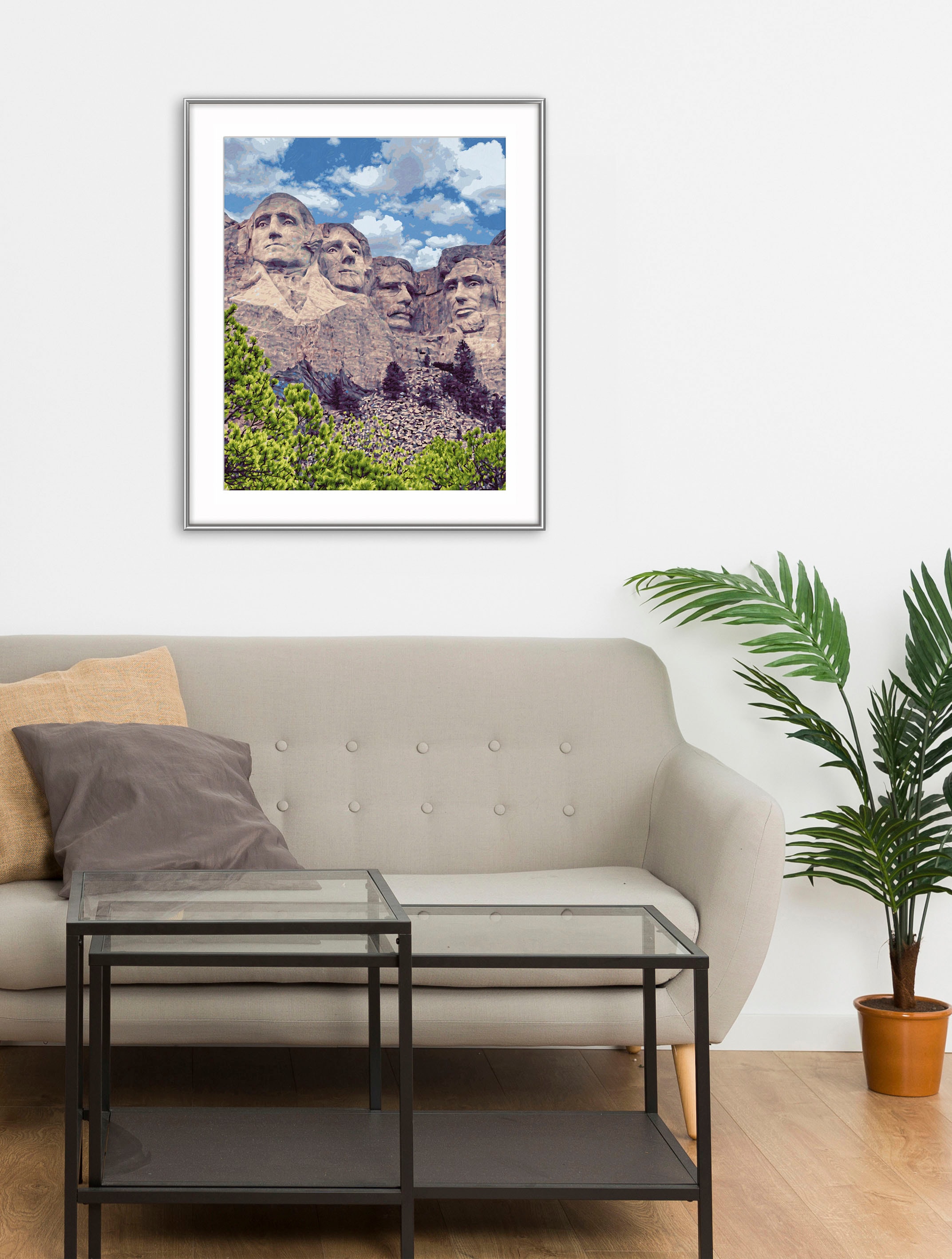 Schipper Malen nach Zahlen »Meisterklasse Premium - Mount Rushmore«, Made in Germany
