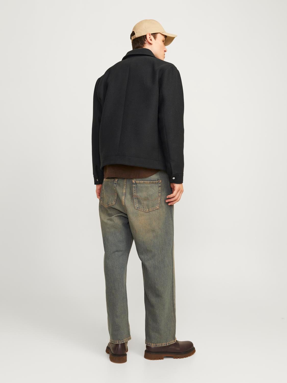 Jack & Jones Wolljacke »JPRCCRUSSEL WOOL BLEND JACKET SN«, ohne Kapuze
