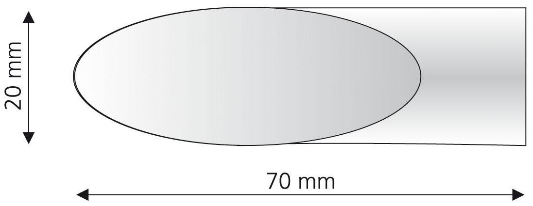 Liedeco Gardinenstangen-Endstück »Cut« für Gardinenstangen Ø 16 mm