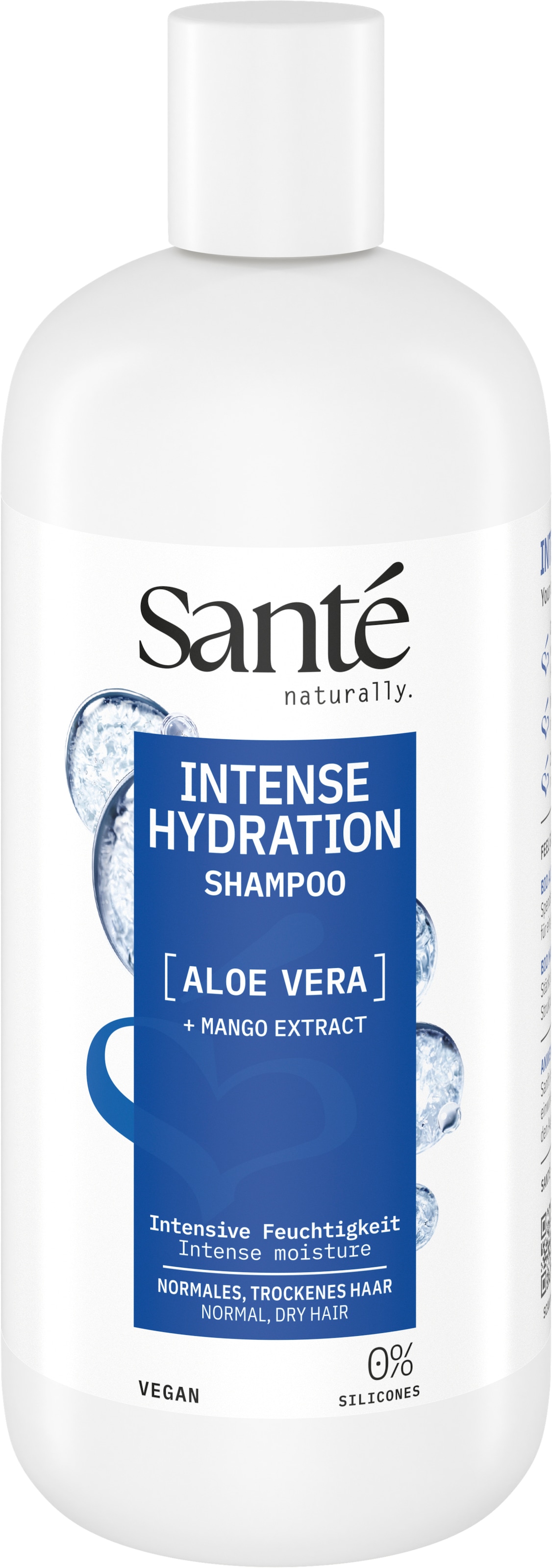 SANTE Haarshampoo »Intense Hydration Shampoo Aloe Vera + Mango-Extrakt« für normales bis trockenes Haar, mit Aloe Vera und Mango-Extrakt