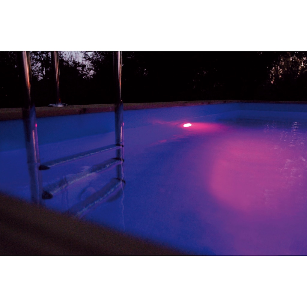 Infinite Spa Pool-Lampe »Poolspot LED 406 multi colour«, Unterwasserspot LED mit Außen-Sicherheitstrafo und Fernbedienung