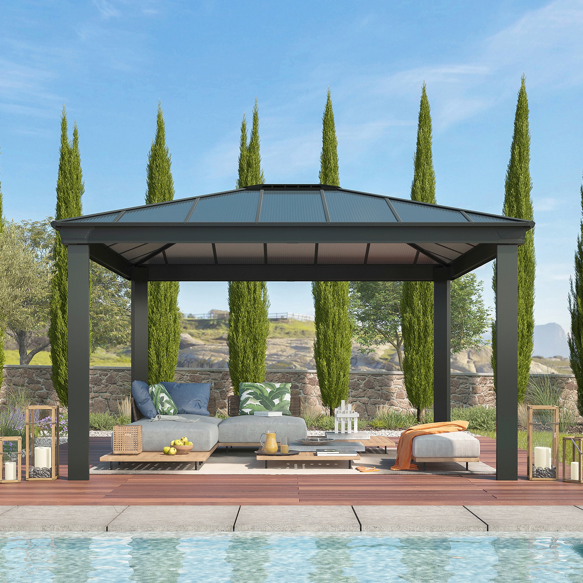 Palram - Canopia Pavillon »Dallas 4300«, BxTxH: 364x426x296 cm