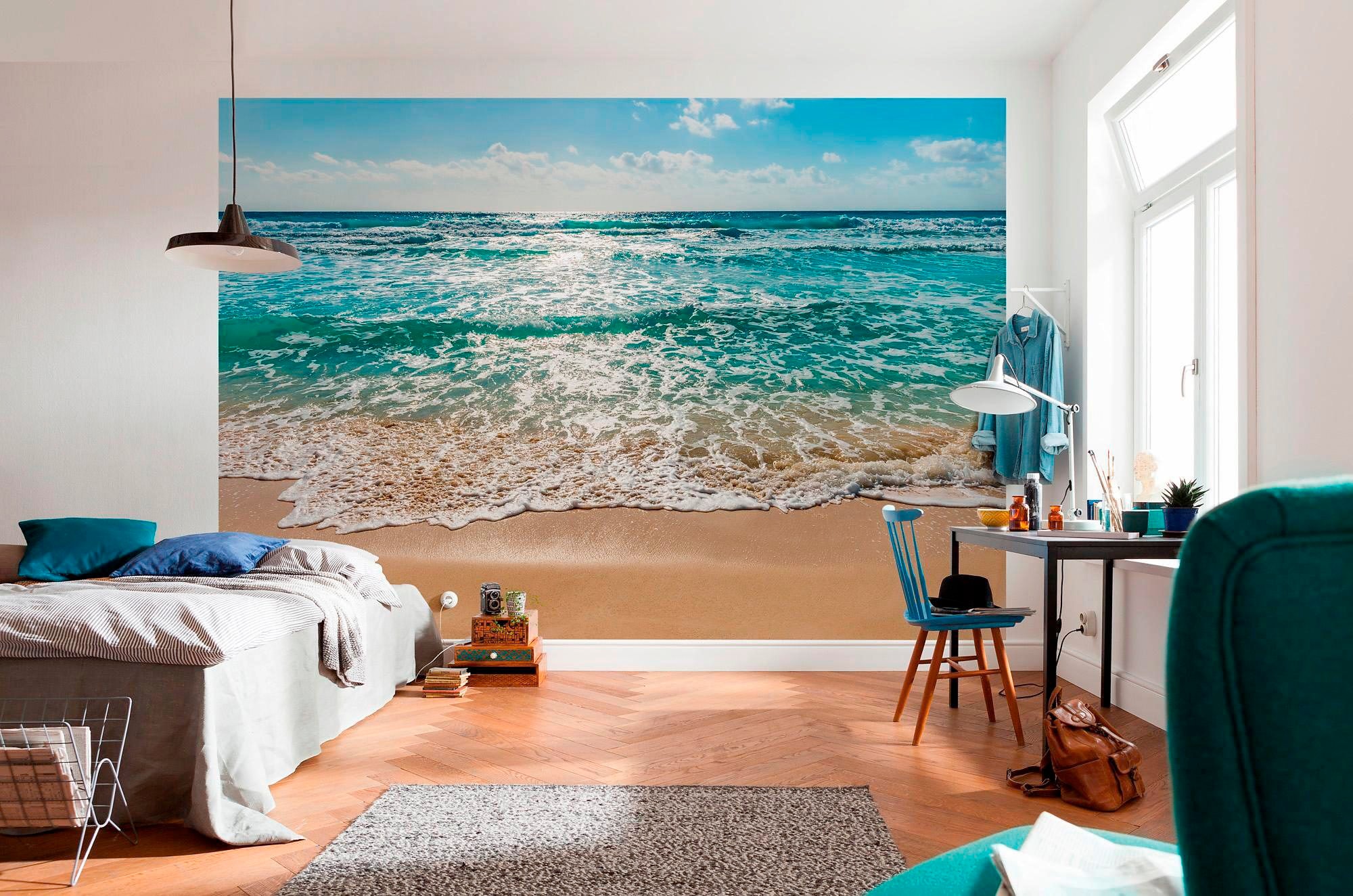 Komar Fototapete »Seaside«, 368x254 cm (Breite x Höhe), inklusive Kleister  online kaufen | mit 3 Jahren XXL Garantie