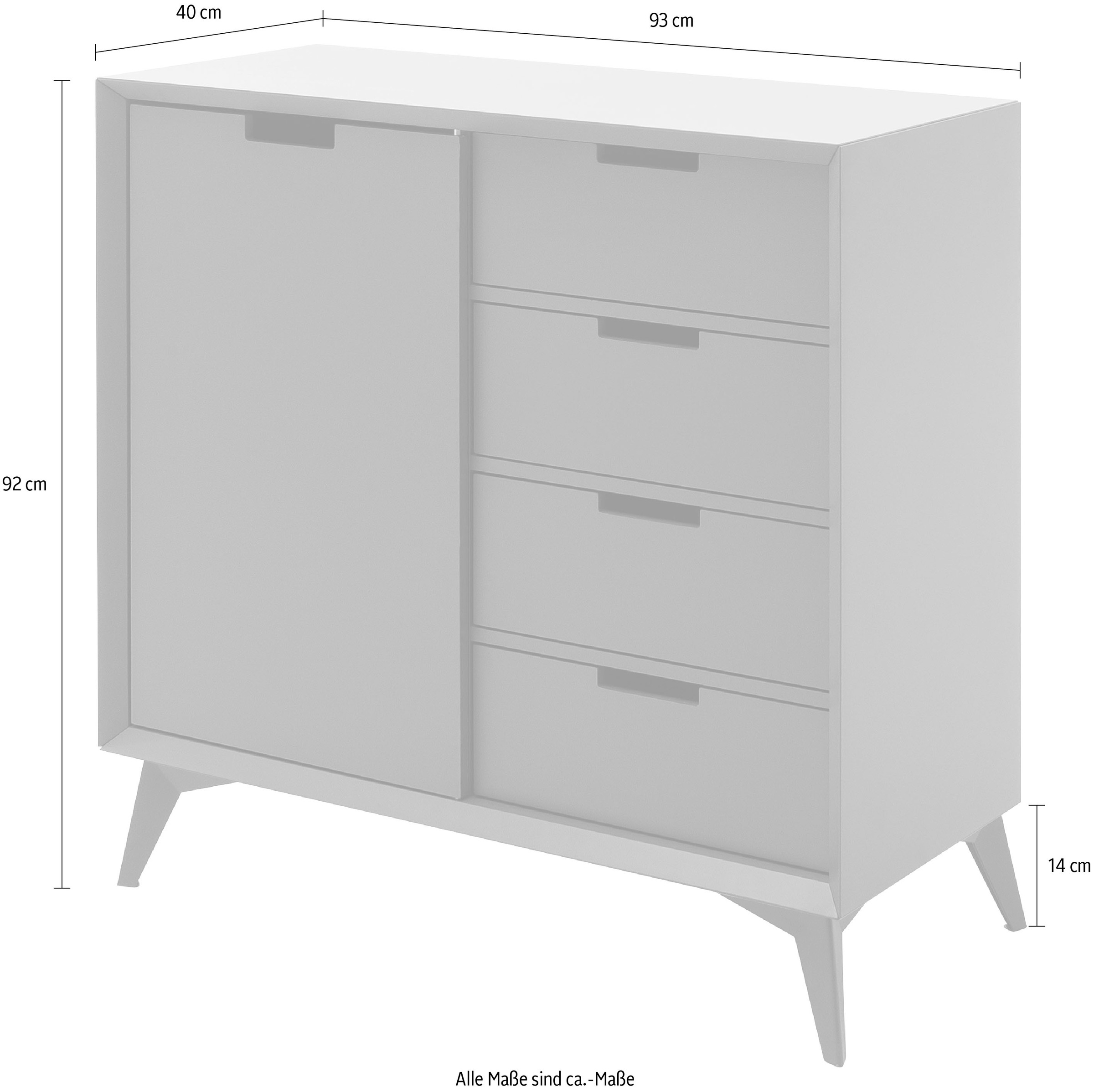 MCA furniture Highboard »Netanja«, Breite ca. 93 cm