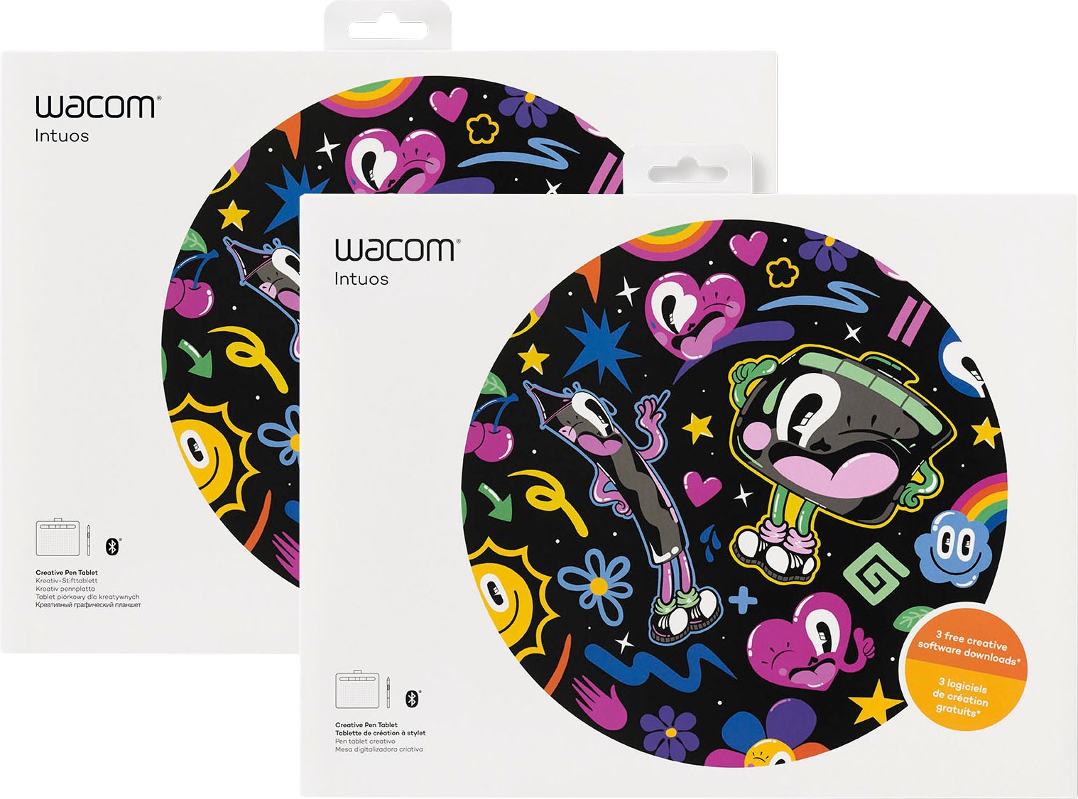 Wacom Grafiktablett »Intuos S Bluetooth Black«,)