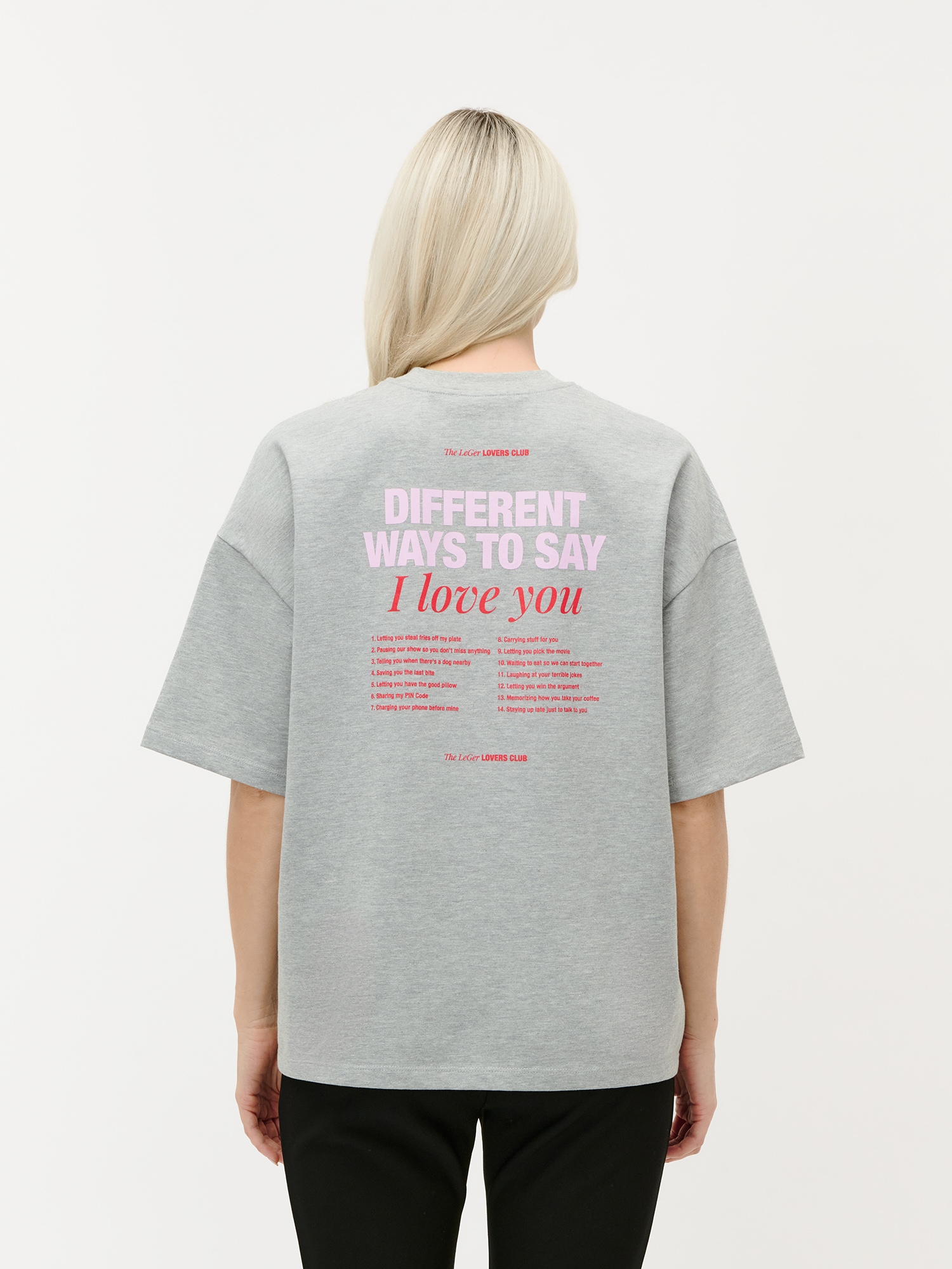 LeGer T-Shirt »Lotte, LeGer by Lena Gercke« großer Rückenprint, locker geschnitten