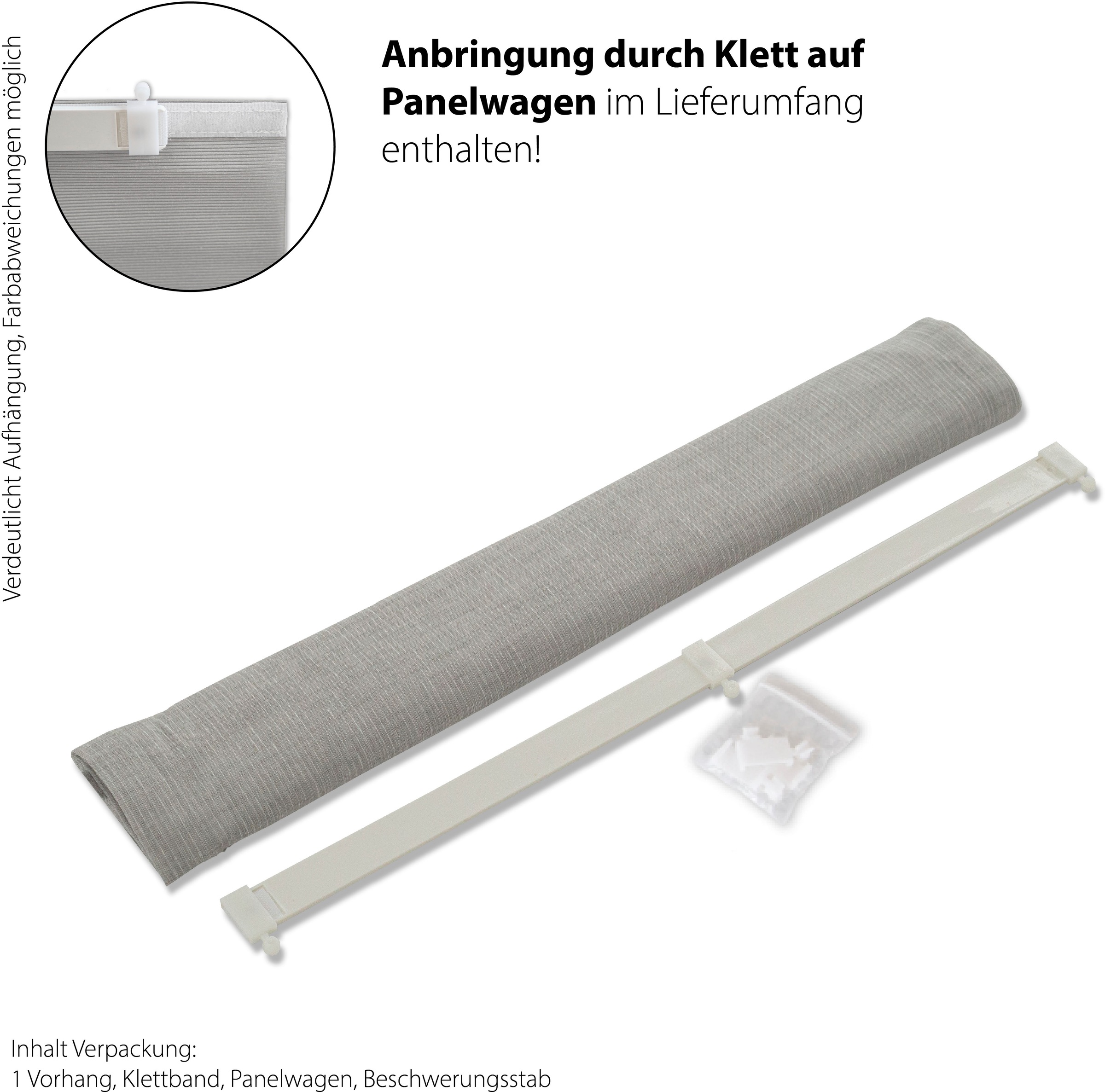 HOMING Schiebegardine »Faria« Paneelwagen 1 Stk. tlg. modern, Wohnzimmer, Schlafzimmer