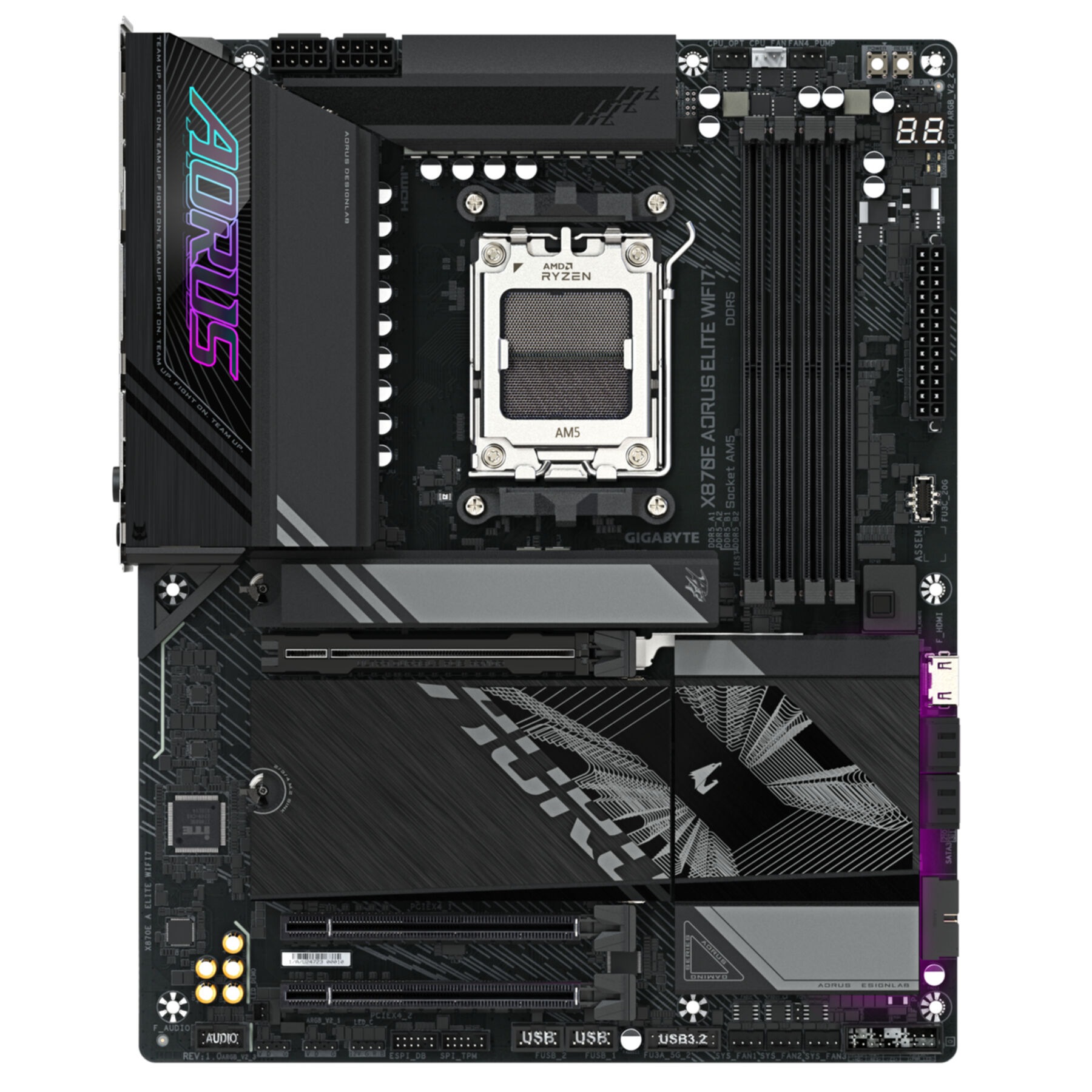 Gigabyte Mainboard »X870I AORUS PRO ICE Mainboard - Unterstützt AMD Ryzen 9000er-Serie CPU«