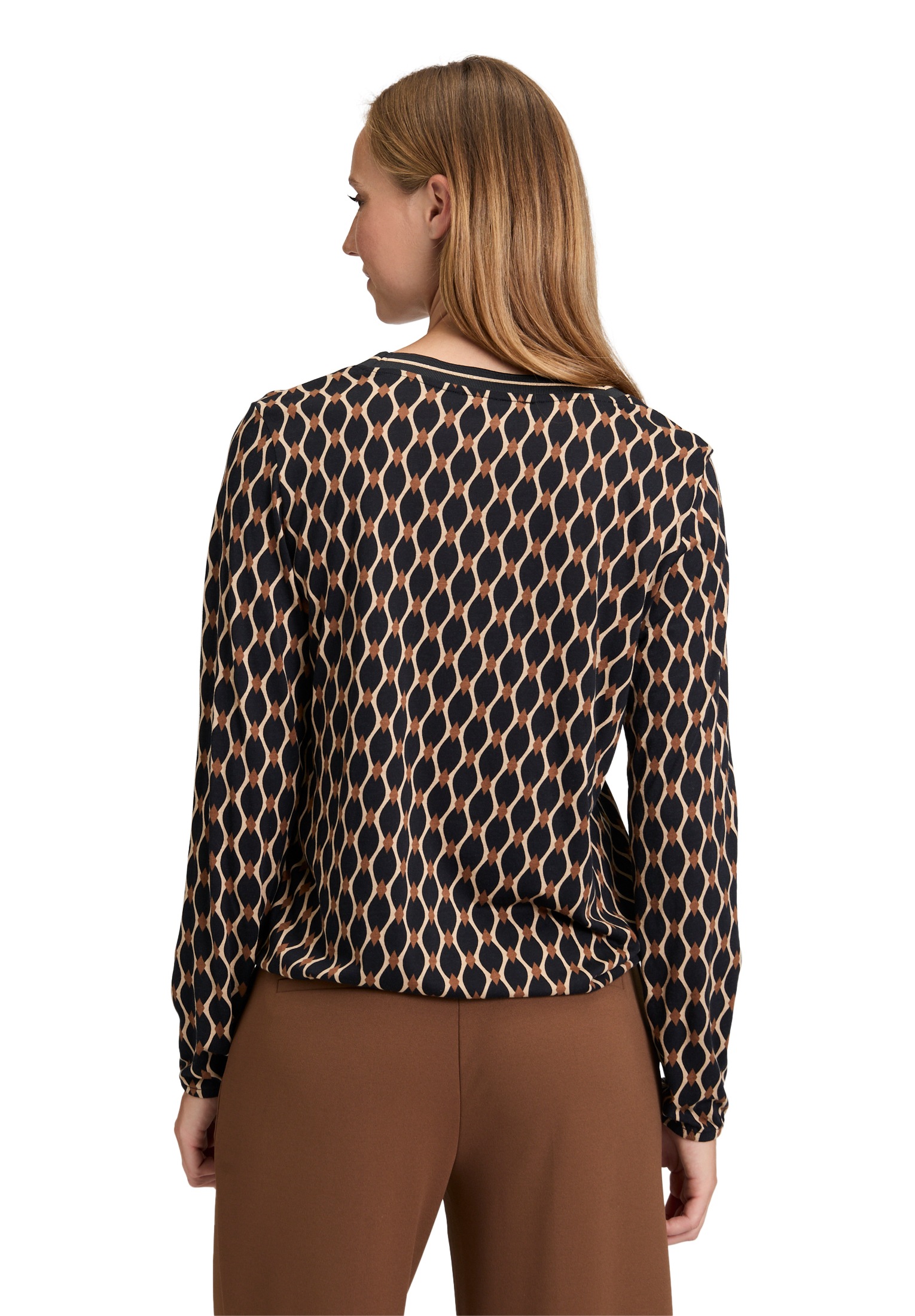 Betty Barclay Langarmshirt »Blusenshirt mit V-Ausschnitt«