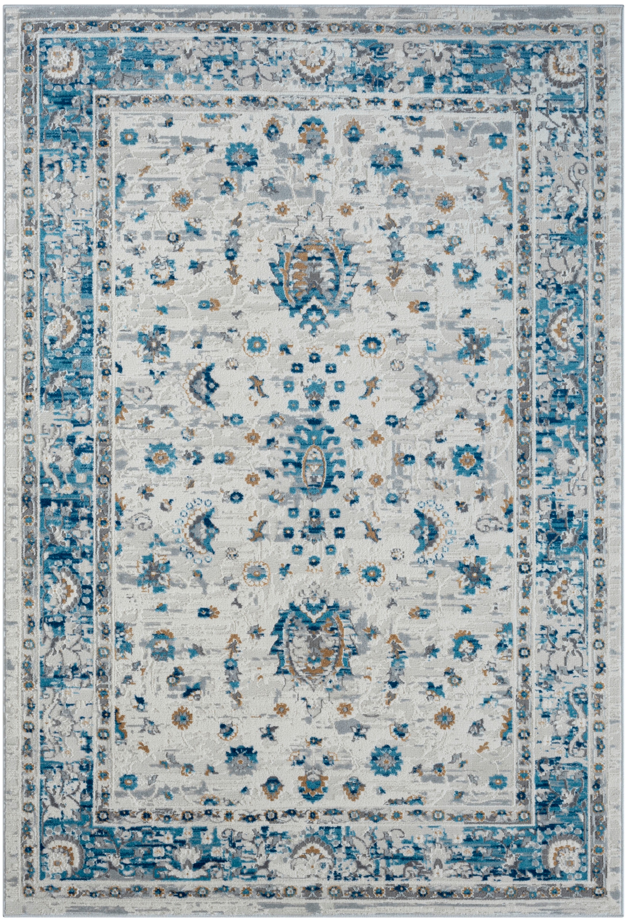 Myflair Möbel & Accessoires Teppich »My Heriz«, rechteckig, 8 mm Höhe, Kurzflor, klassisches Orient Design, besonders weich durch Microfaser