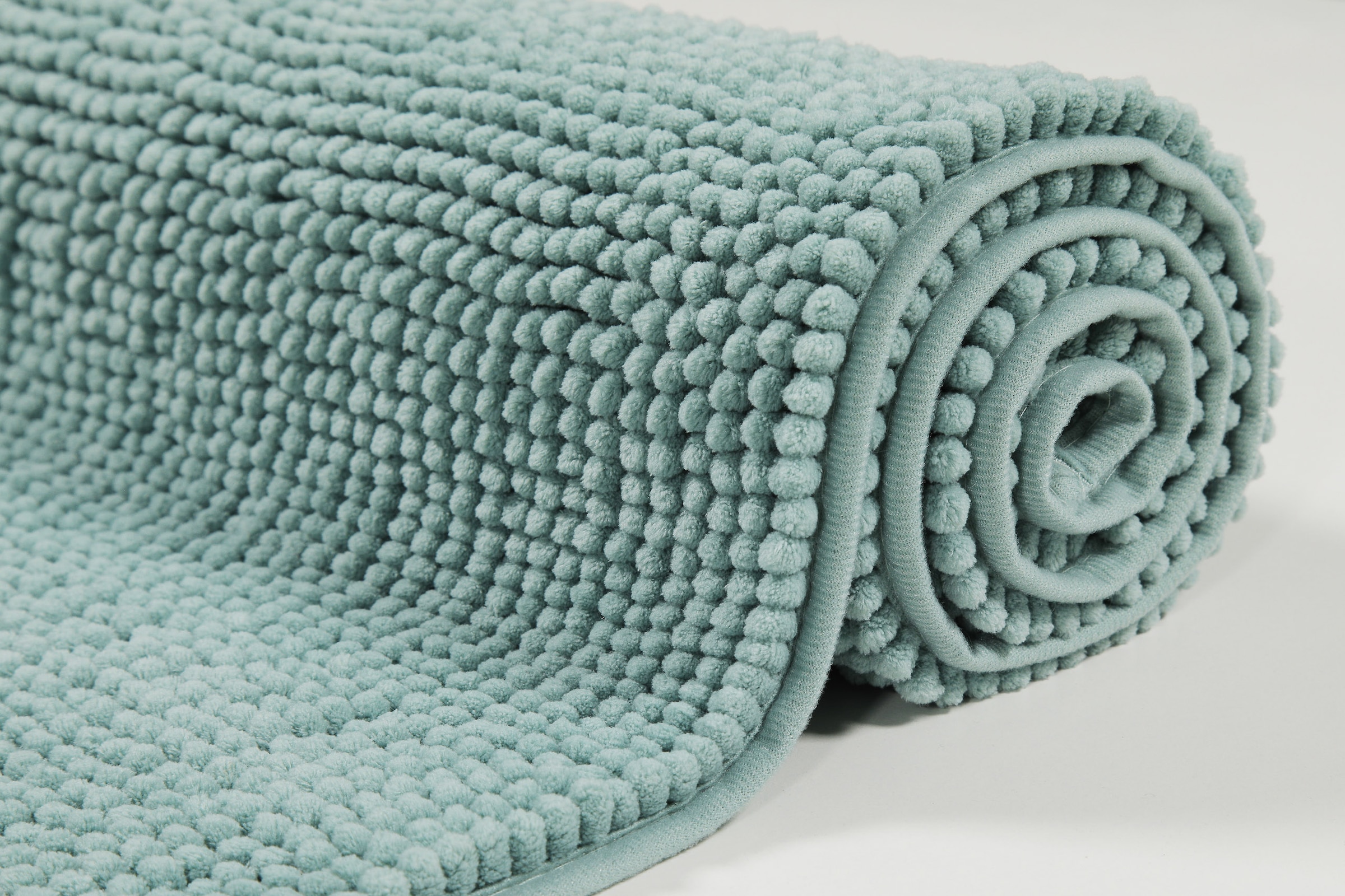 OTTO home Badematte »Kaelan , weicher Chenille« Höhe 14 mm rutschhemmend beschichtet fußbodenheizungsgeeignet Badvorleger, Badteppich weiches Chenille, pastellfarben, Badezimmer