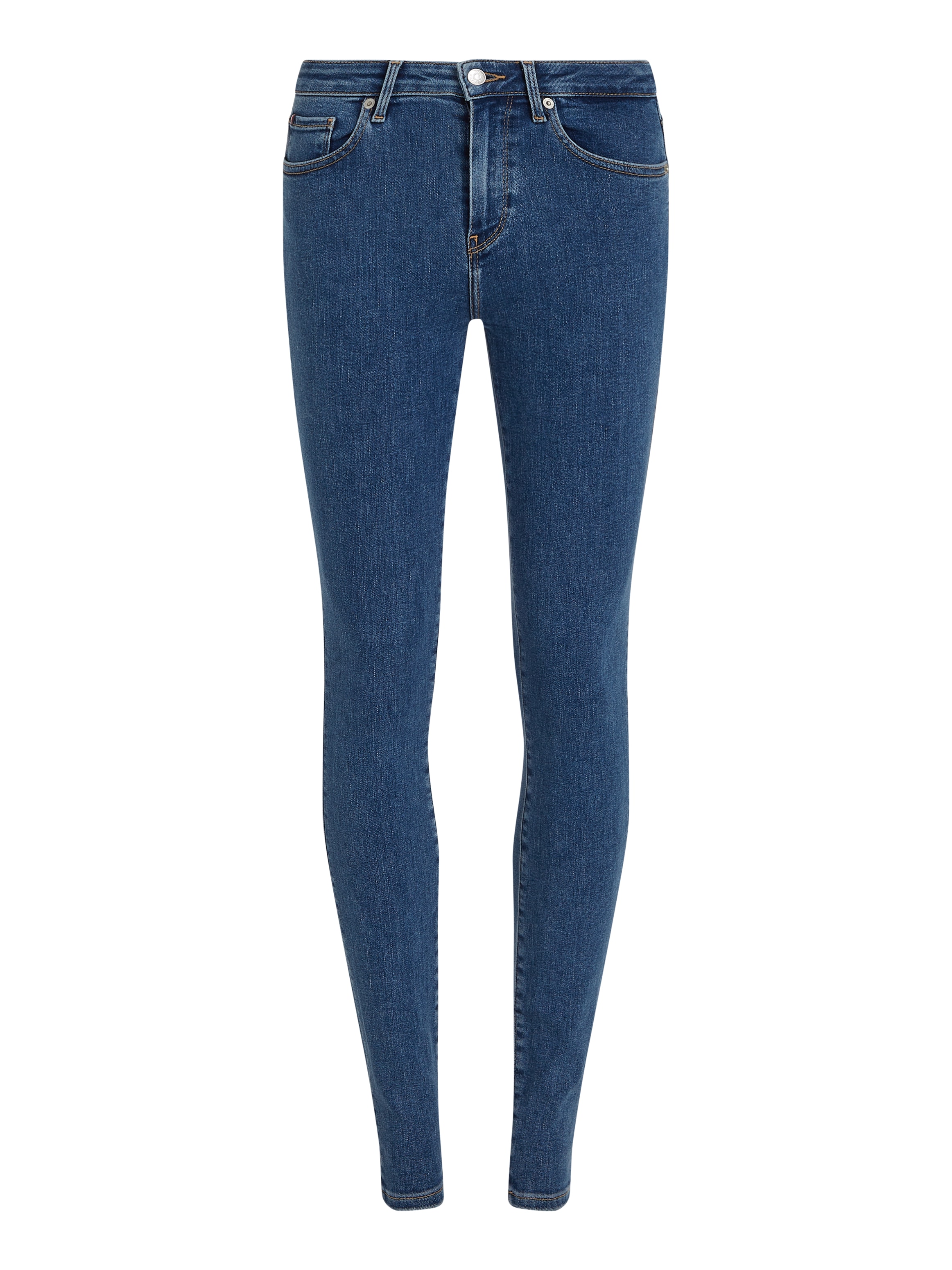 Tommy Hilfiger Skinny-fit-Jeans »COMO SKINNY RW BLACK«, mit Tommy Hilfiger Logo-Badge