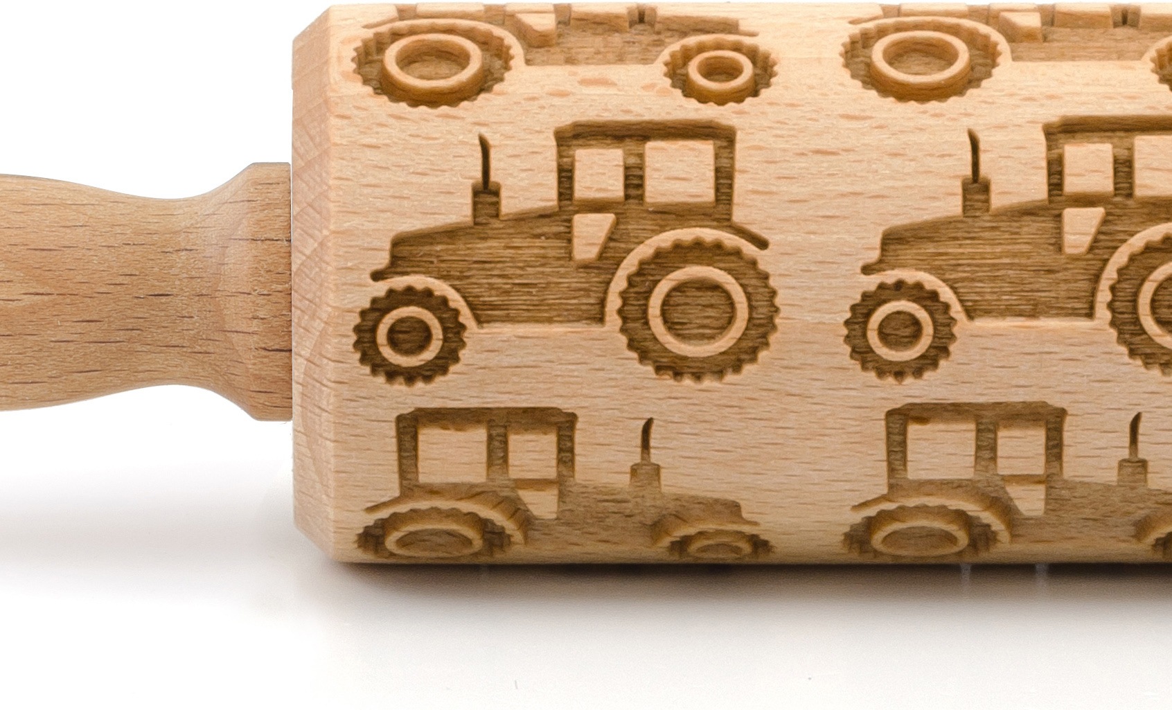 folkroll Teigroller »3D-Motiv-Teigrolle«, Traktor