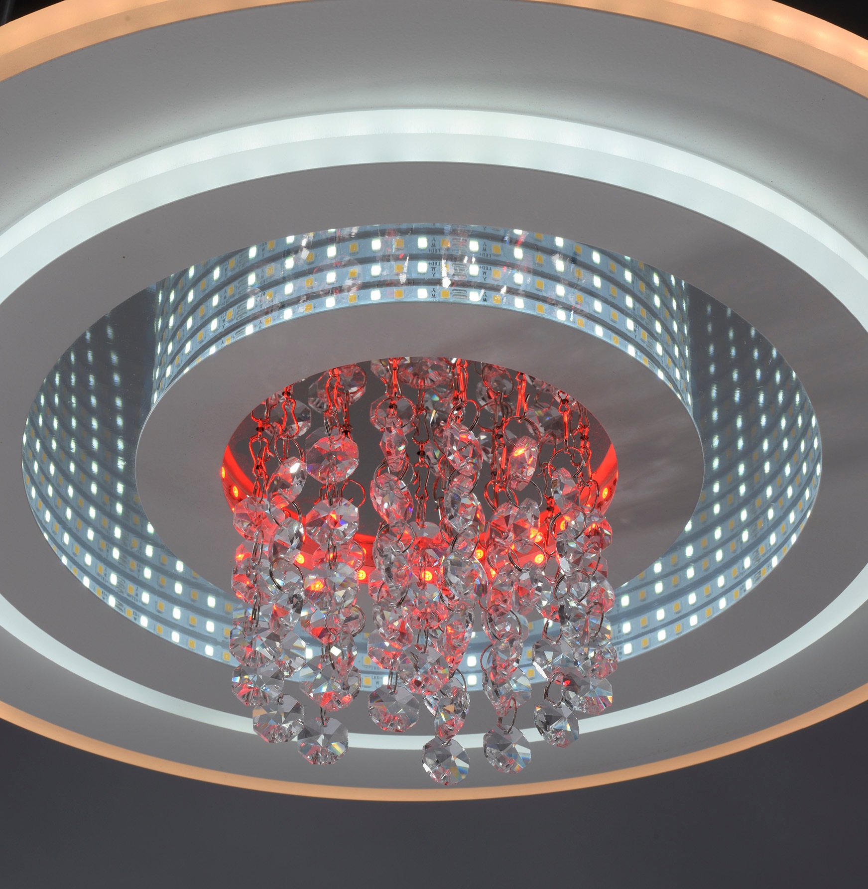 JUST LIGHT LED Deckenleuchte »TOLAGO« LED-Board 1 Stk. warmweiß - kaltweiß CCT+RGB, stufenlos dimmbar, separat steuerbar, IR-FB., Memoryfunktion