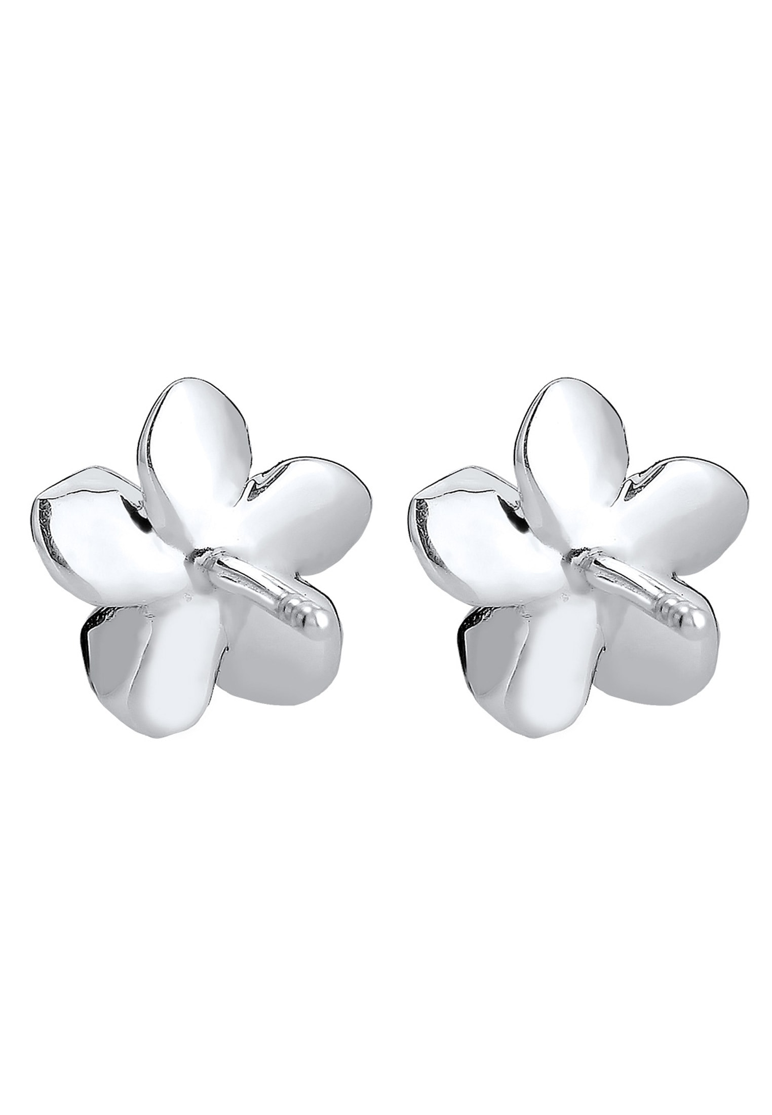 Elli DIAMONDS Paar Ohrstecker »Ohrringe Frangipani Blüte Diamant Blume 925 Silber«