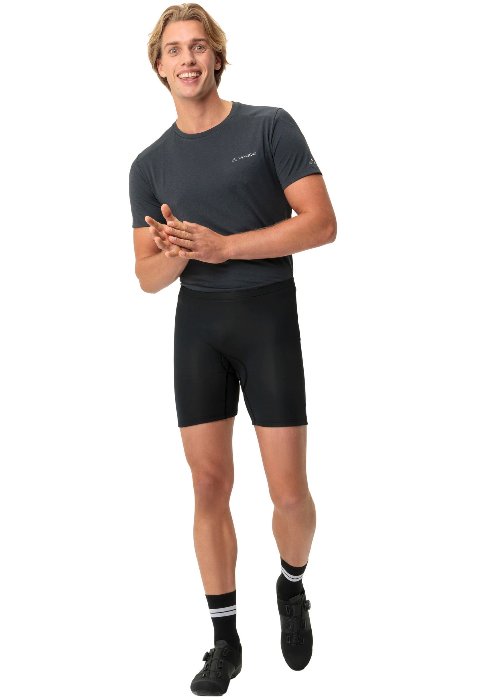 VAUDE Funktionsunterhose »MEN'S BIKE INNERPANTS TP« mit Sitzpolster, mit T-Pad, atmungsaktives Material